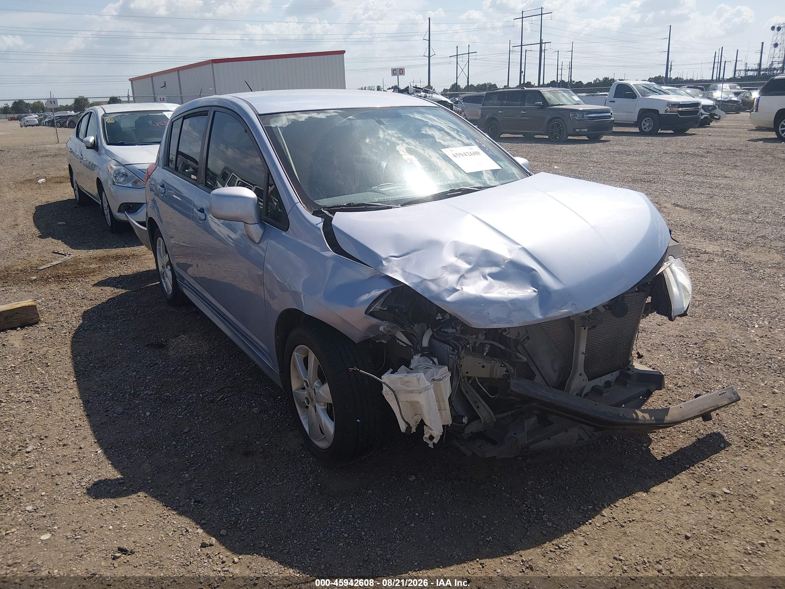 2012 Nissan Versa 1.8 Sl Синий vin: 3N1BC1CP4CK205058