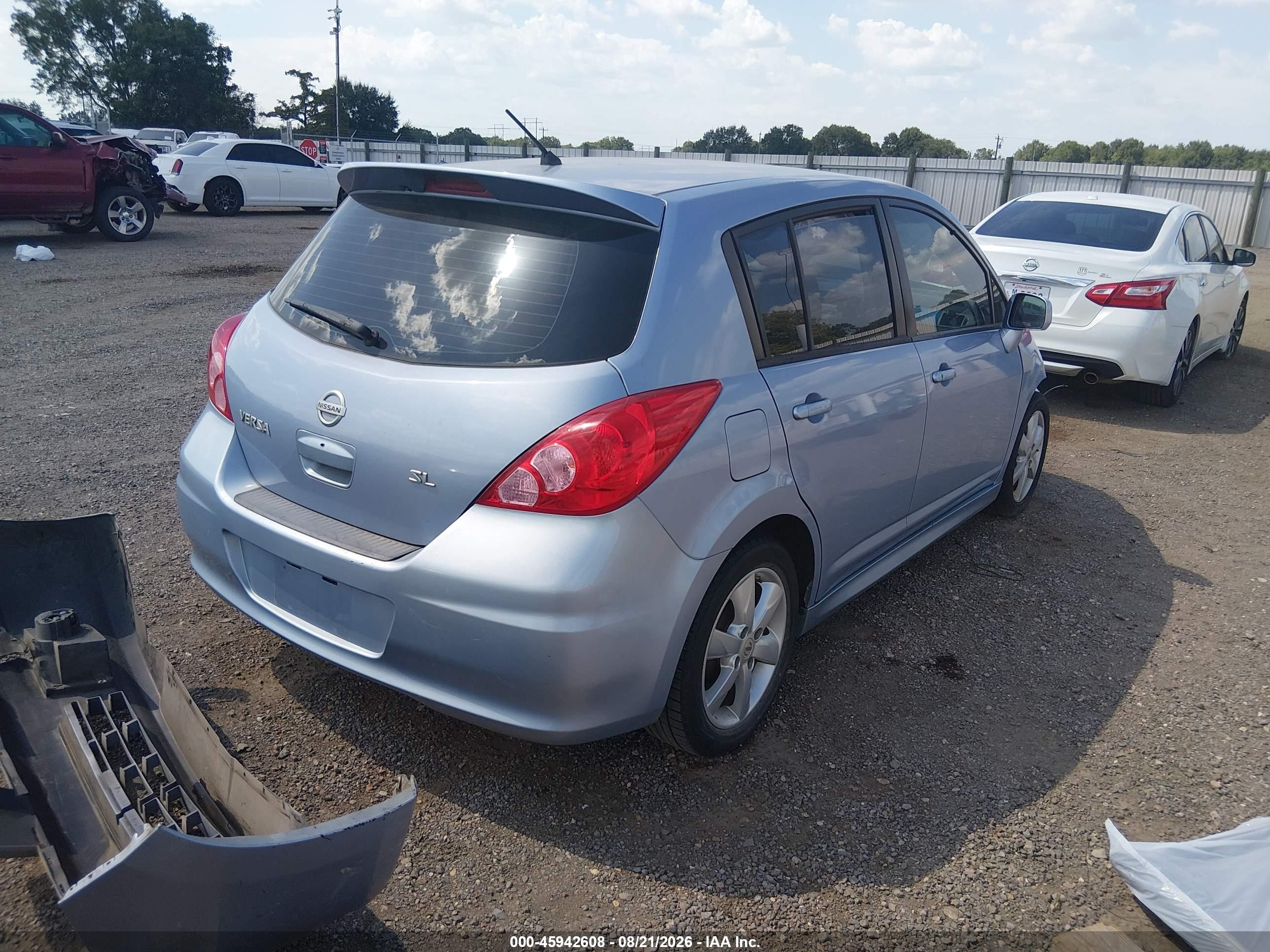 2012 Nissan Versa 1.8 Sl Blue vin: 3N1BC1CP4CK205058