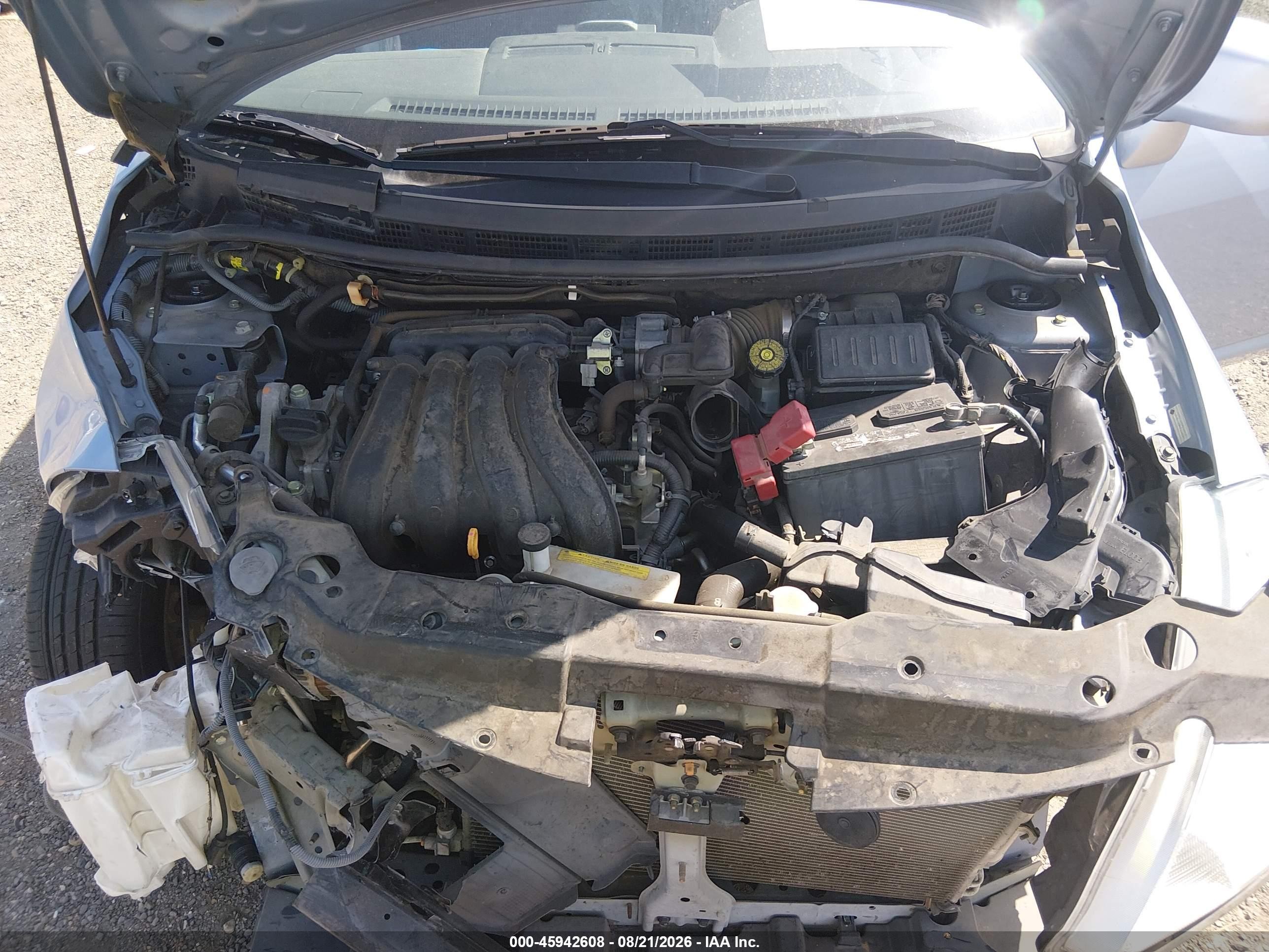 2012 Nissan Versa 1.8 Sl Blue vin: 3N1BC1CP4CK205058