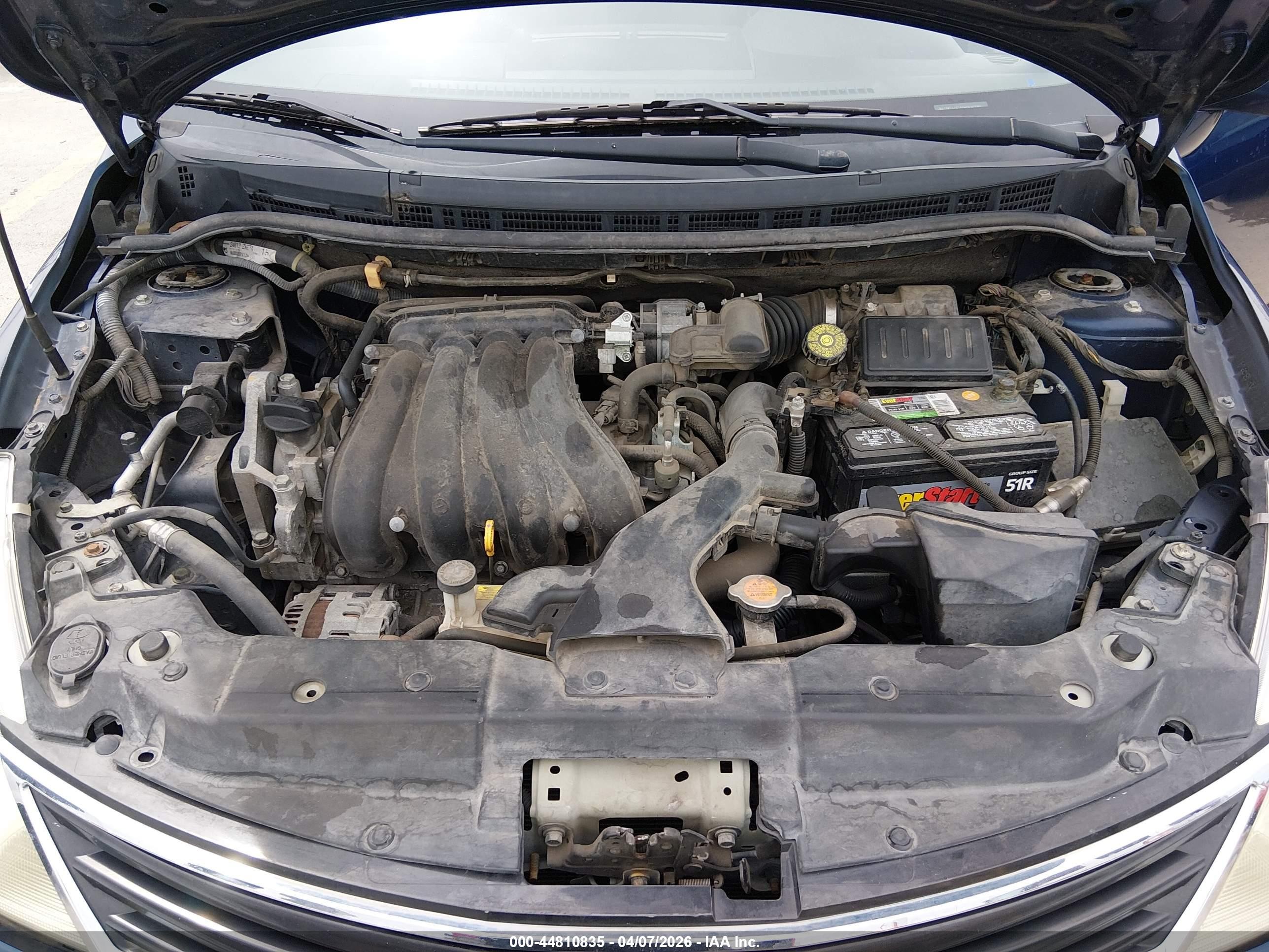 2012 Nissan Versa 1.8 S Синий vin: 3N1BC1CP4CK208770