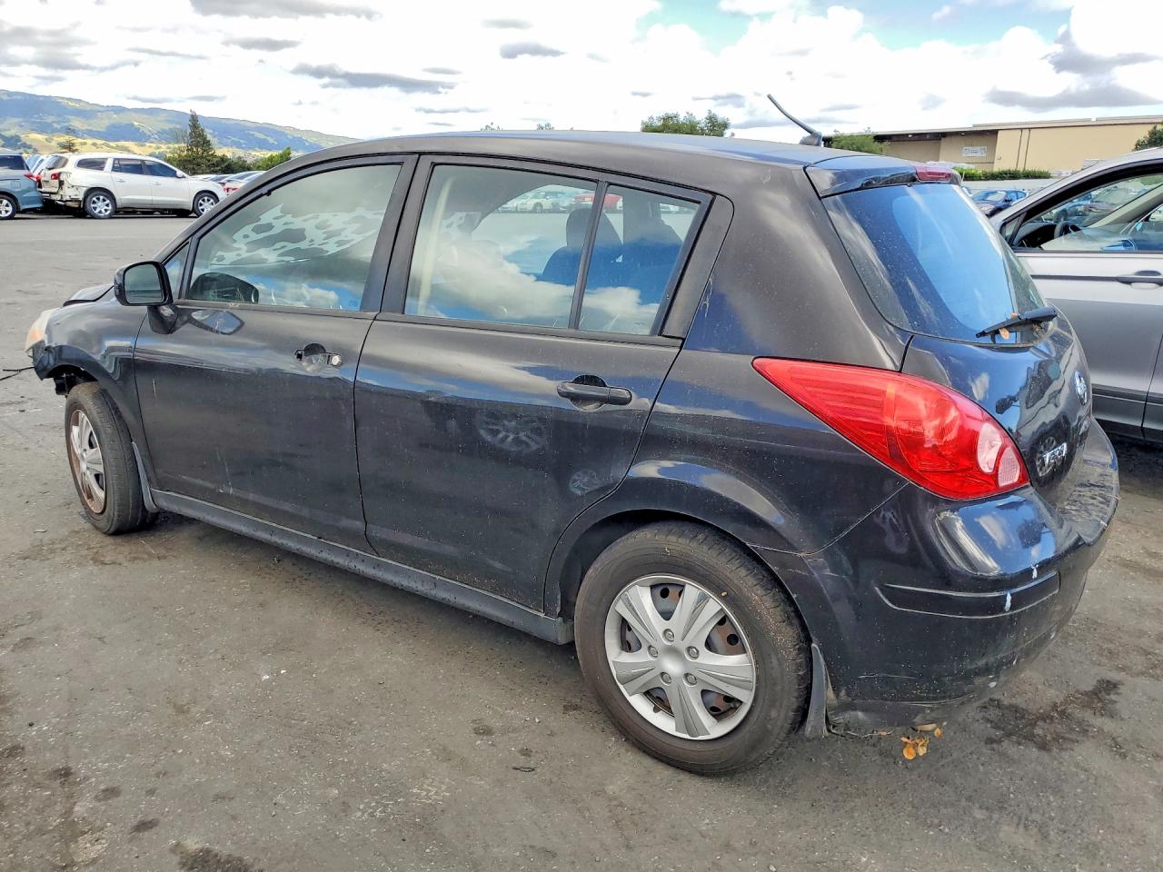 2012 Nissan Versa 1.8 S Black vin: 3N1BC1CP4CK231644
