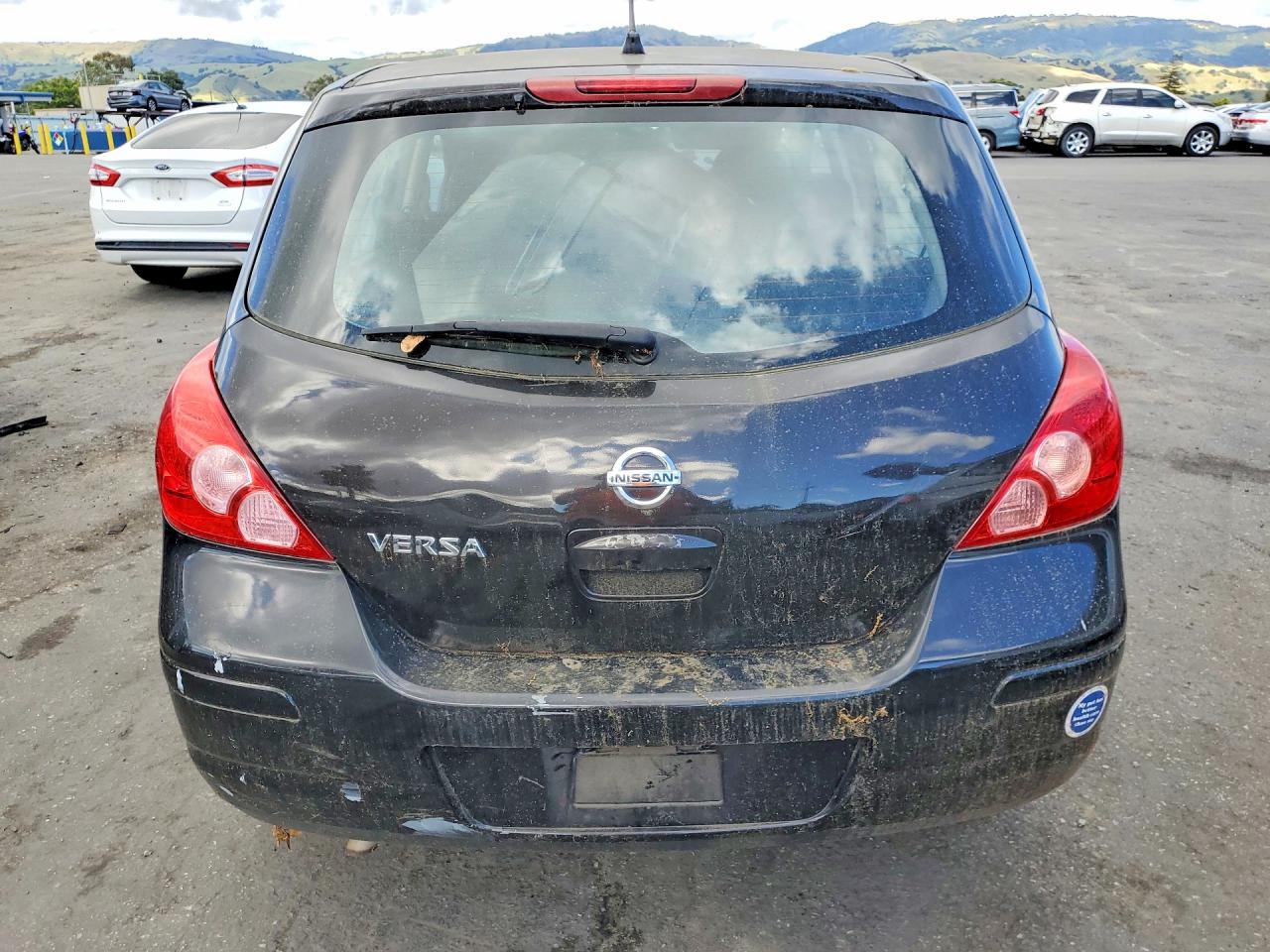 2012 Nissan Versa 1.8 S Black vin: 3N1BC1CP4CK231644