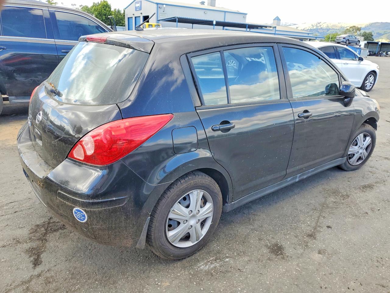 2012 Nissan Versa 1.8 S Black vin: 3N1BC1CP4CK231644