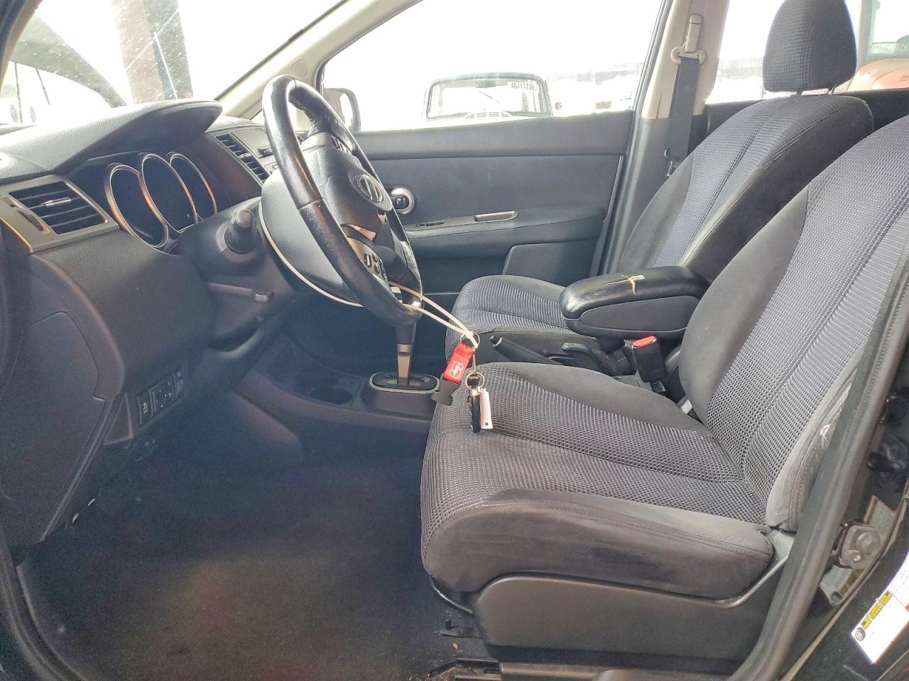 2012 Nissan Versa Black vin: 3N1BC1CP4CK245771