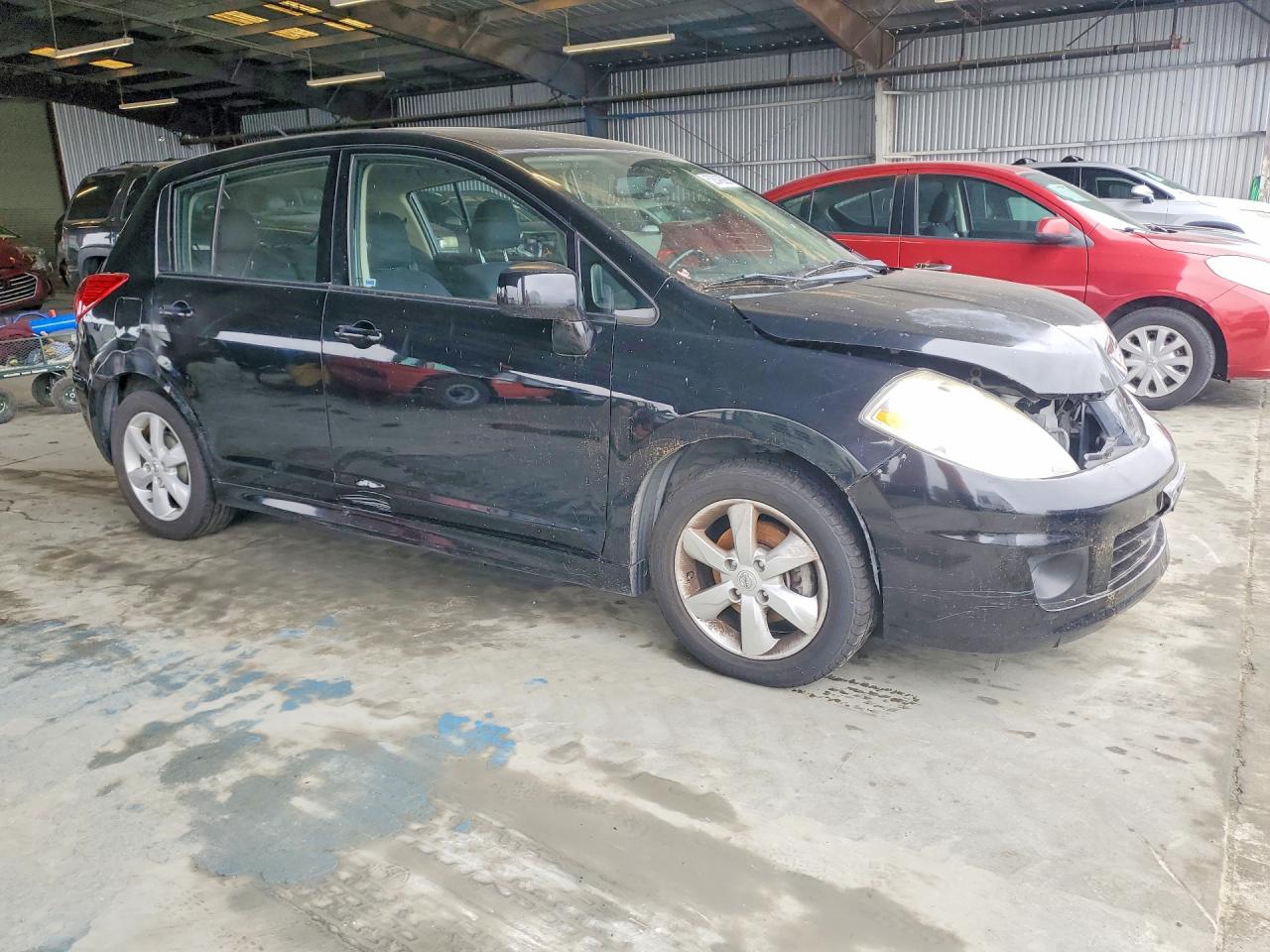 2012 Nissan Versa Black vin: 3N1BC1CP4CK245771
