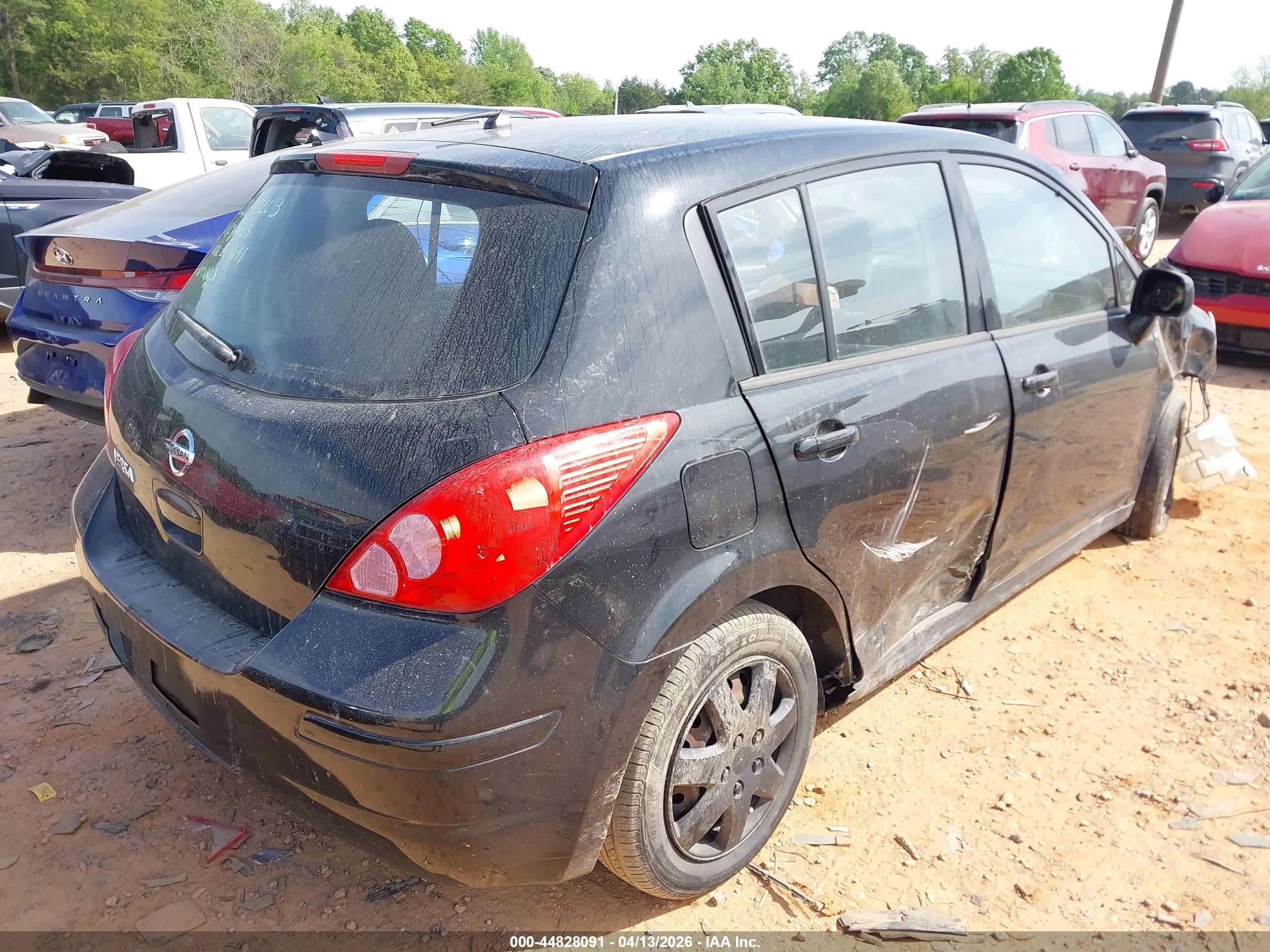 2012 Nissan Versa 1.8 S Black vin: 3N1BC1CP4CK261341