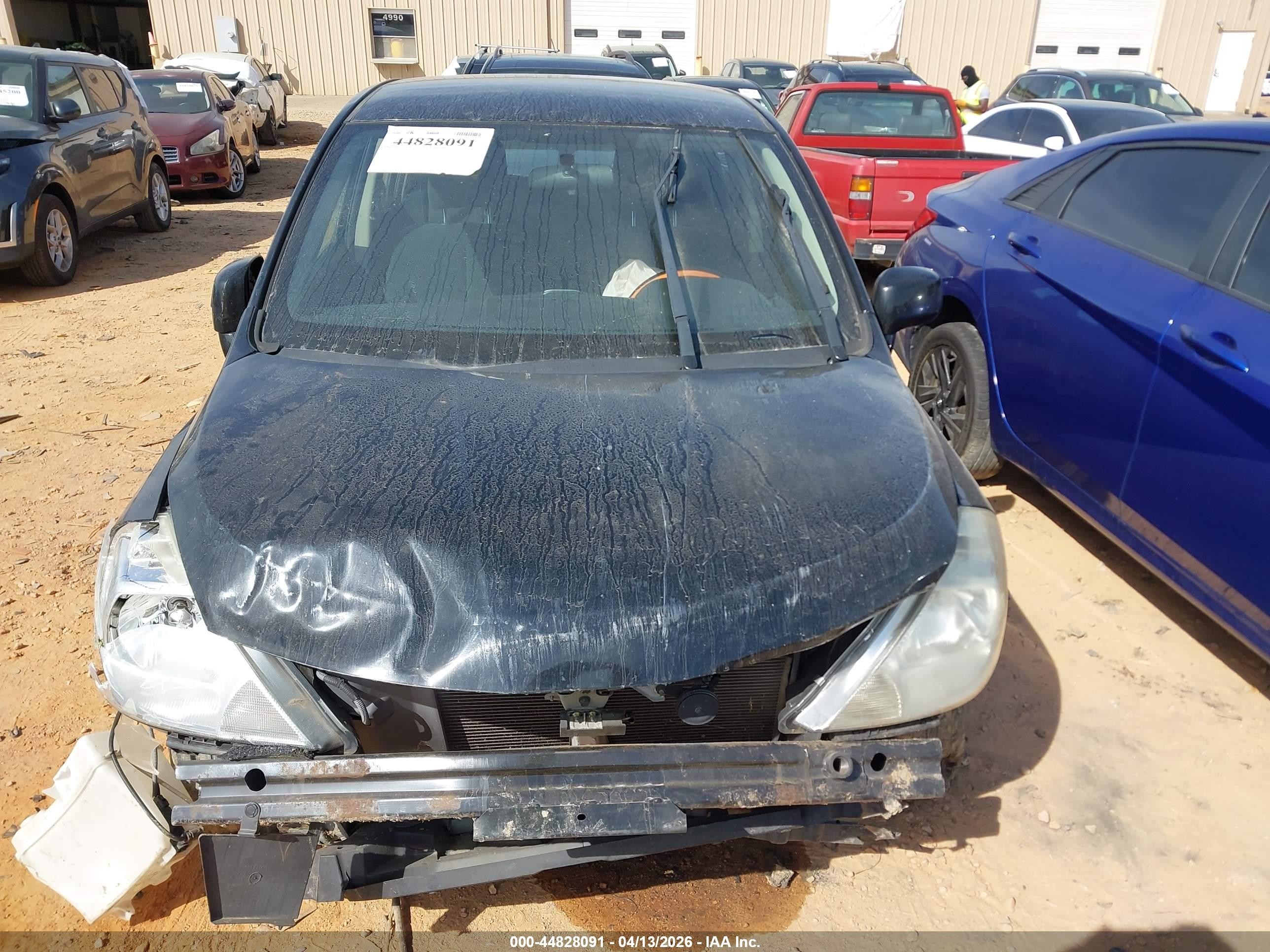 2012 Nissan Versa 1.8 S Black vin: 3N1BC1CP4CK261341