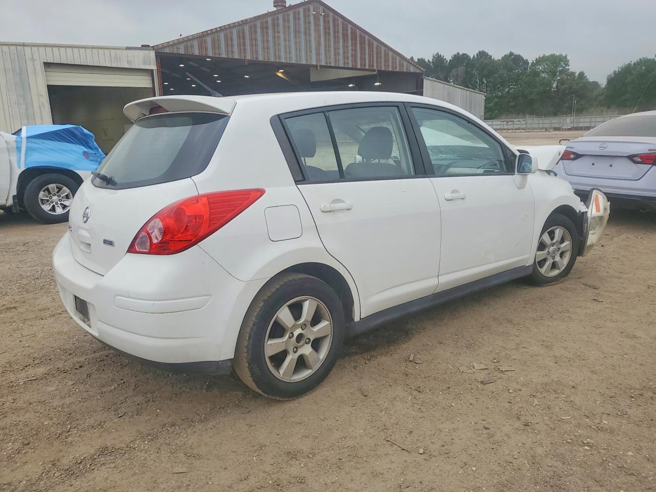 2012 Nissan Versa 1.8 S White vin: 3N1BC1CP4CK269746