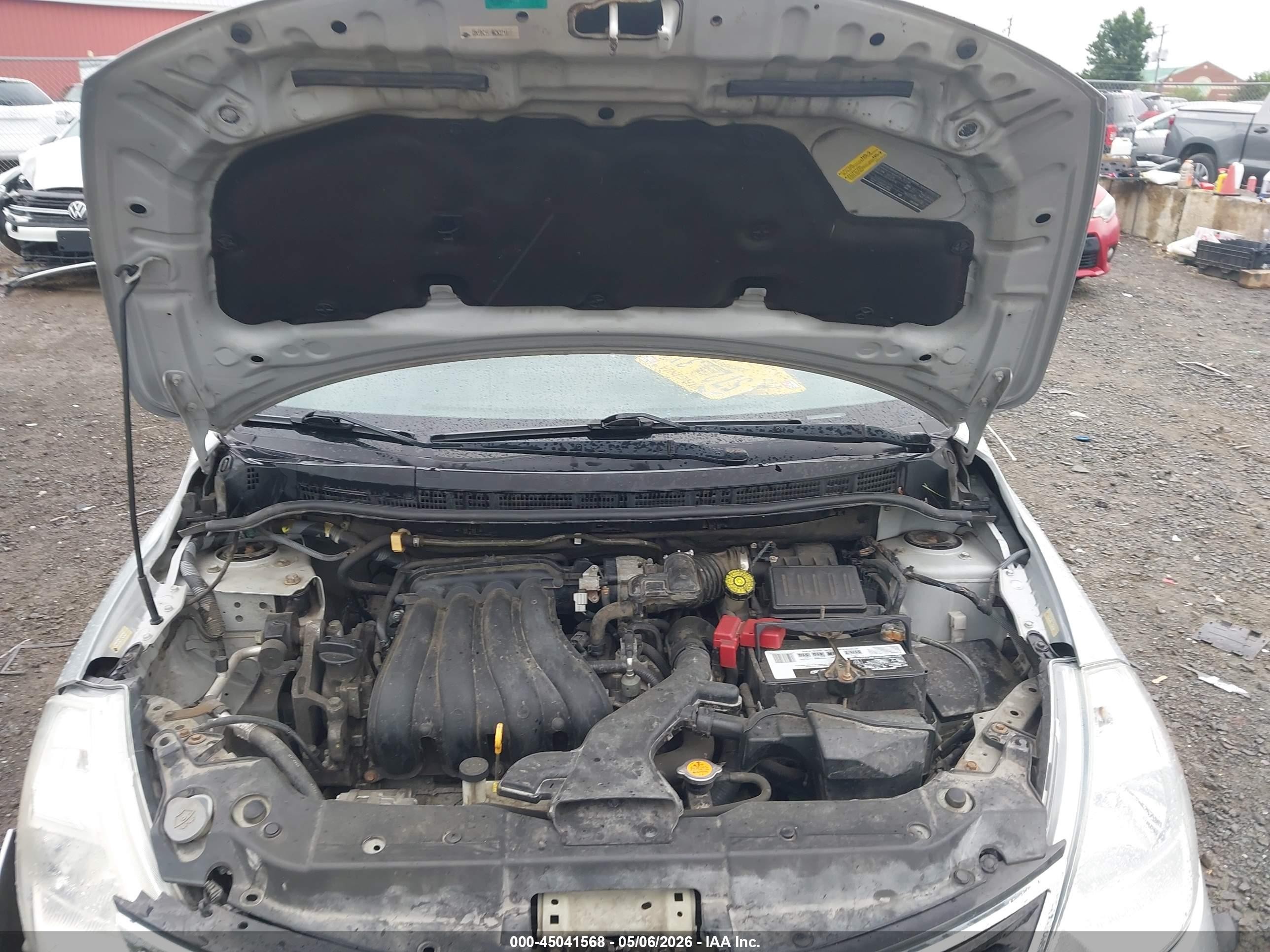2012 Nissan Versa 1.8 Sl Серебряный vin: 3N1BC1CP4CK271285