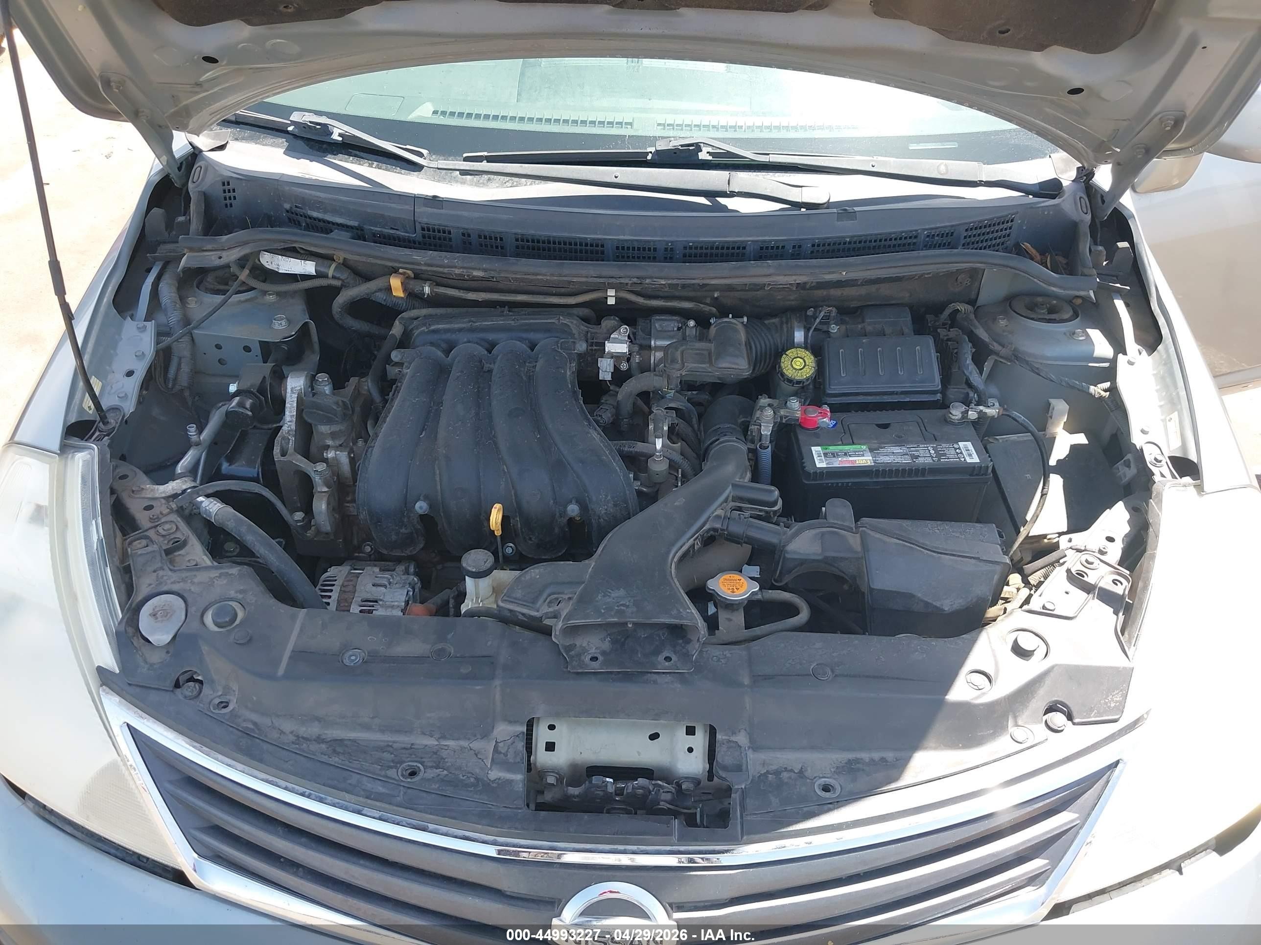 2012 Nissan Versa 1.8 S Black vin: 3N1BC1CP4CL365192