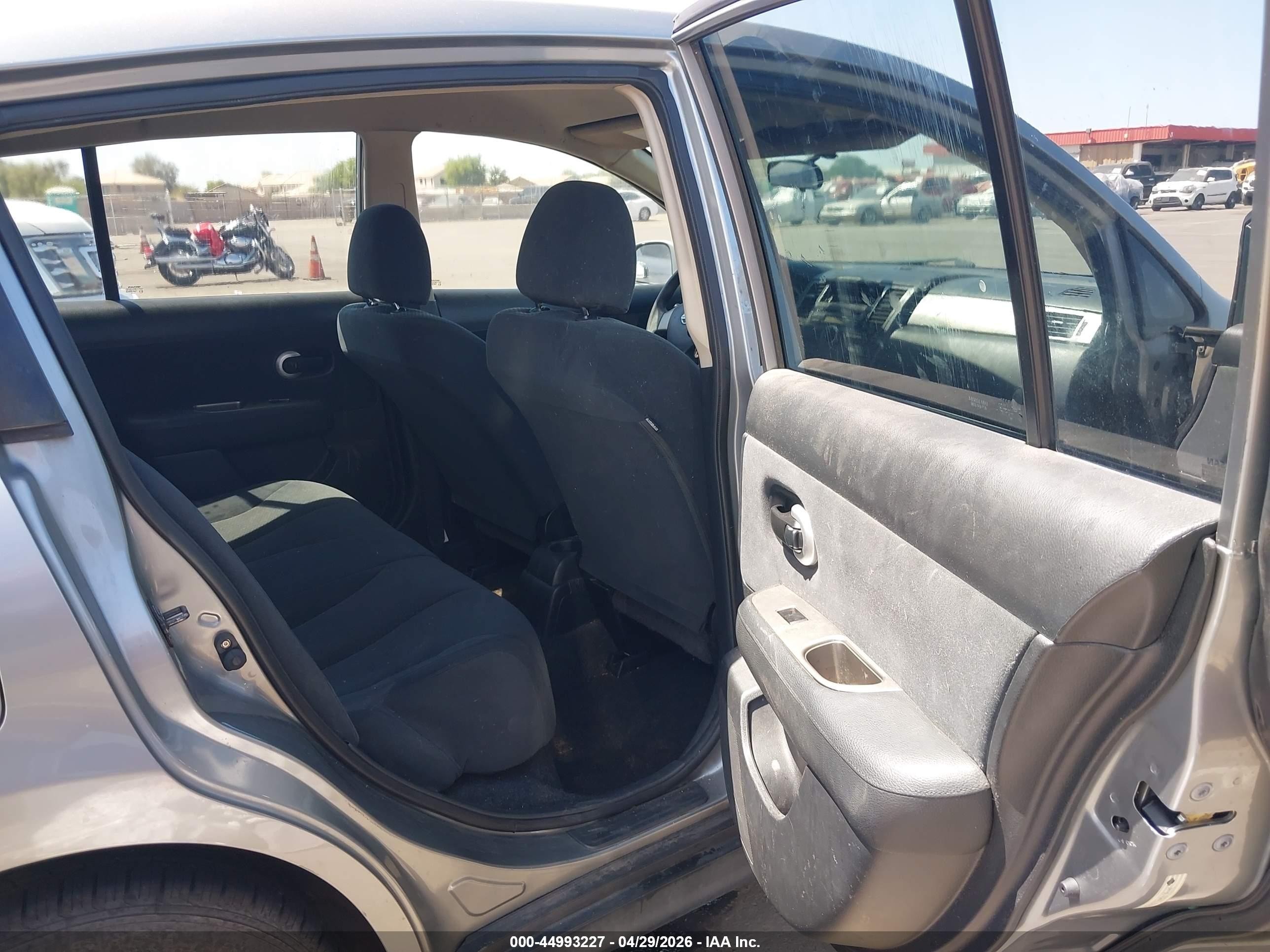 2012 Nissan Versa 1.8 S Black vin: 3N1BC1CP4CL365192