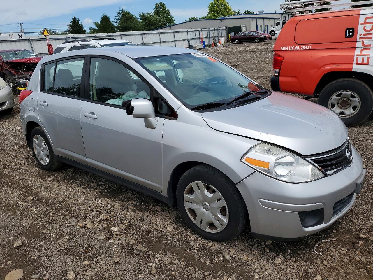 2012 Nissan Versa 1.8 S Серебряный vin: 3N1BC1CP4CL374118