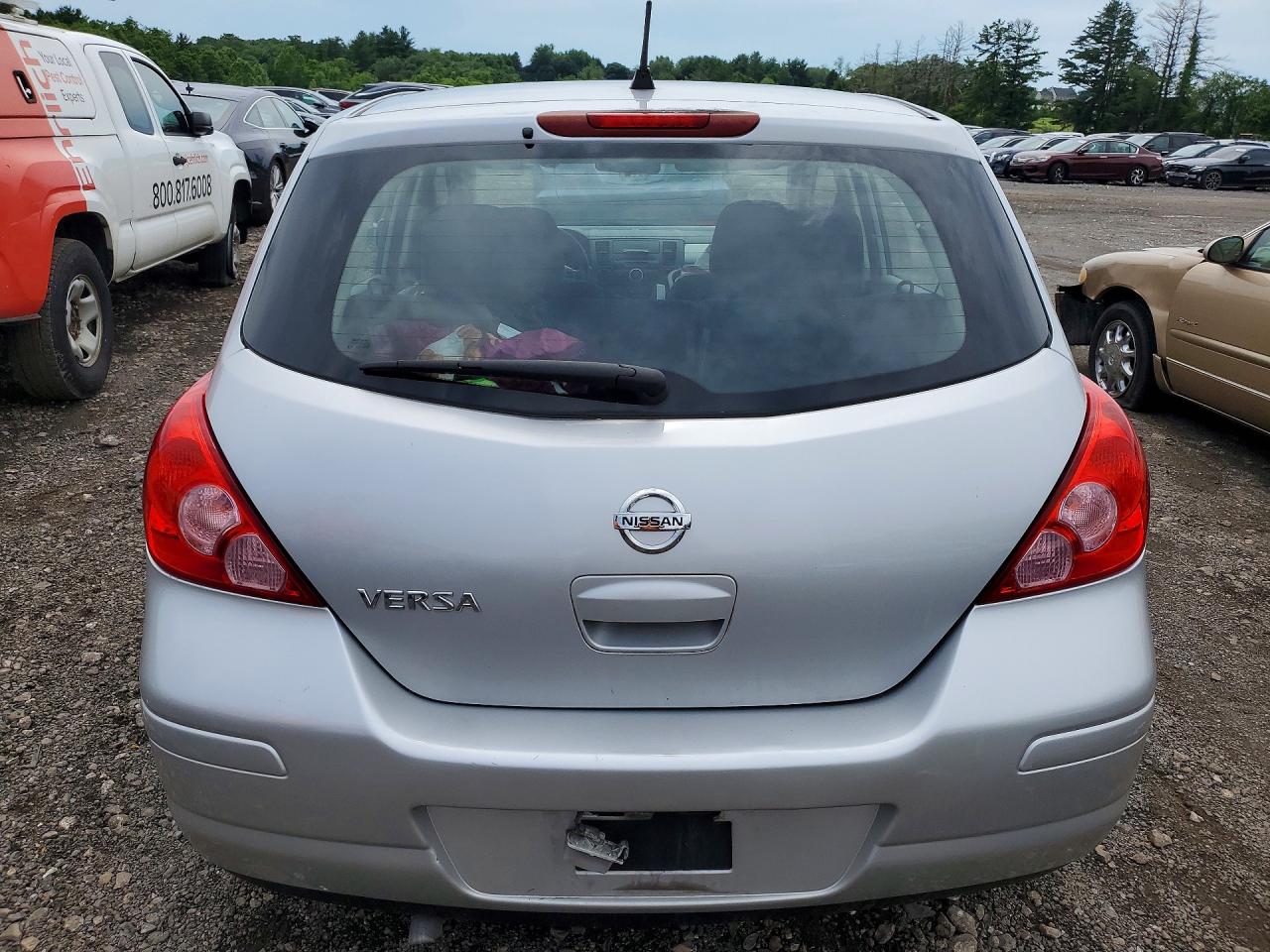 2012 Nissan Versa 1.8 S Серебряный vin: 3N1BC1CP4CL374118