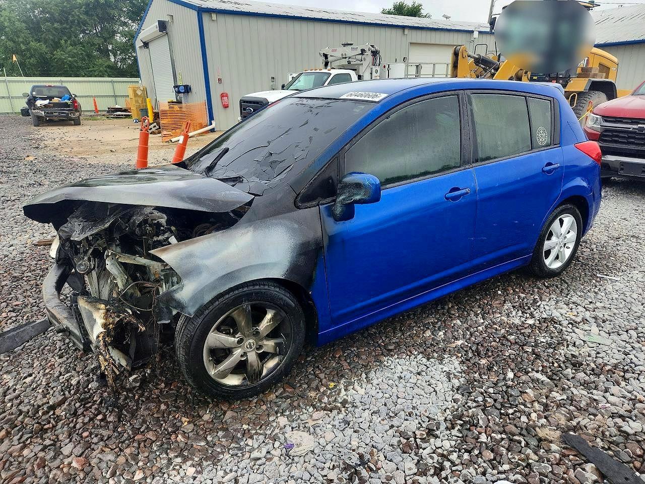 2010 Nissan Versa S/sl Blue vin: 3N1BC1CP5AL364498