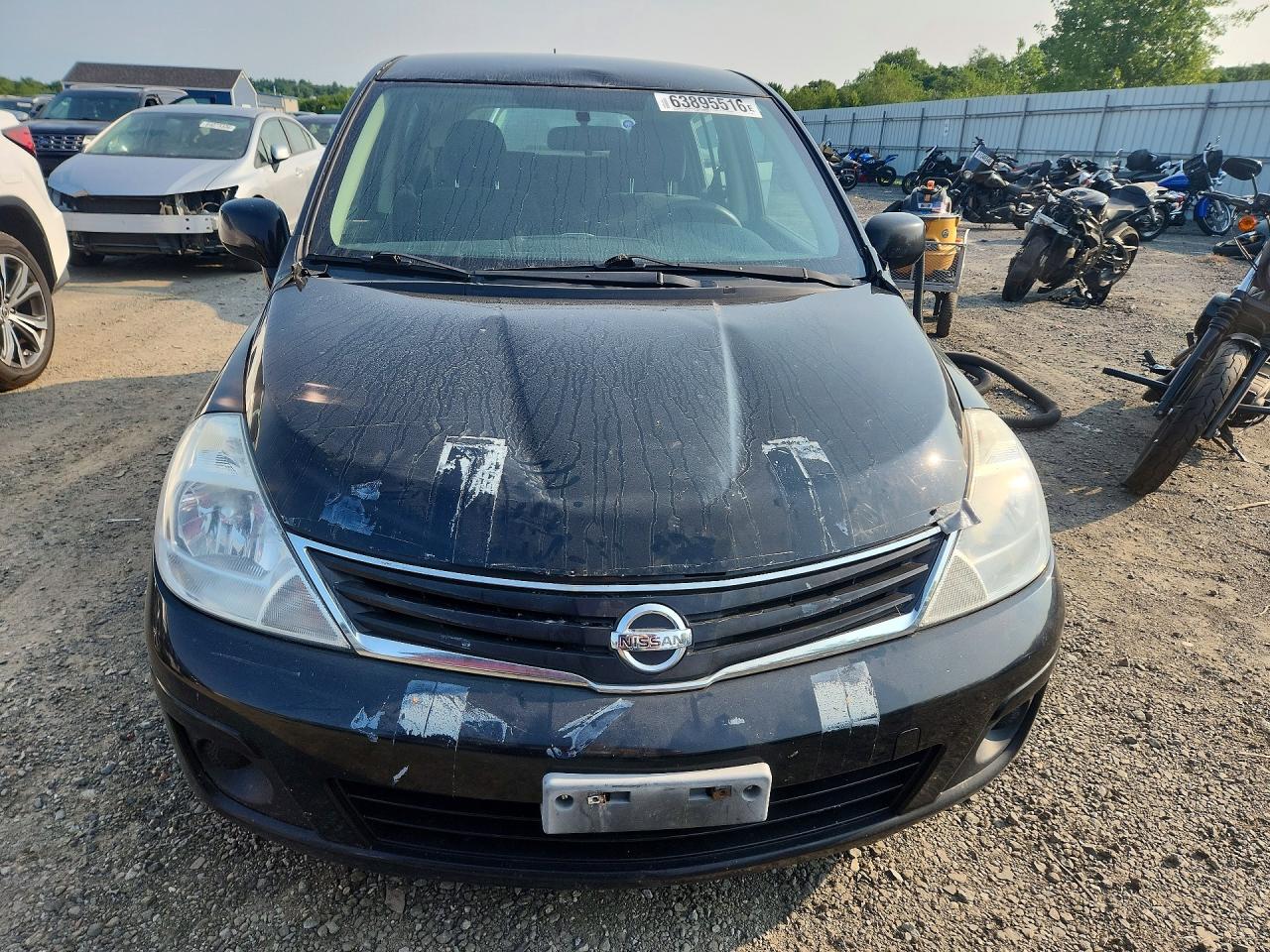 2010 Nissan Versa 1.8 S Black vin: 3N1BC1CP5AL366719