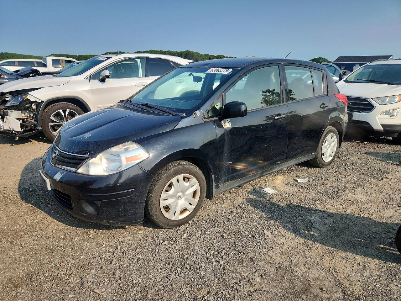 2010 Nissan Versa 1.8 S Black vin: 3N1BC1CP5AL366719