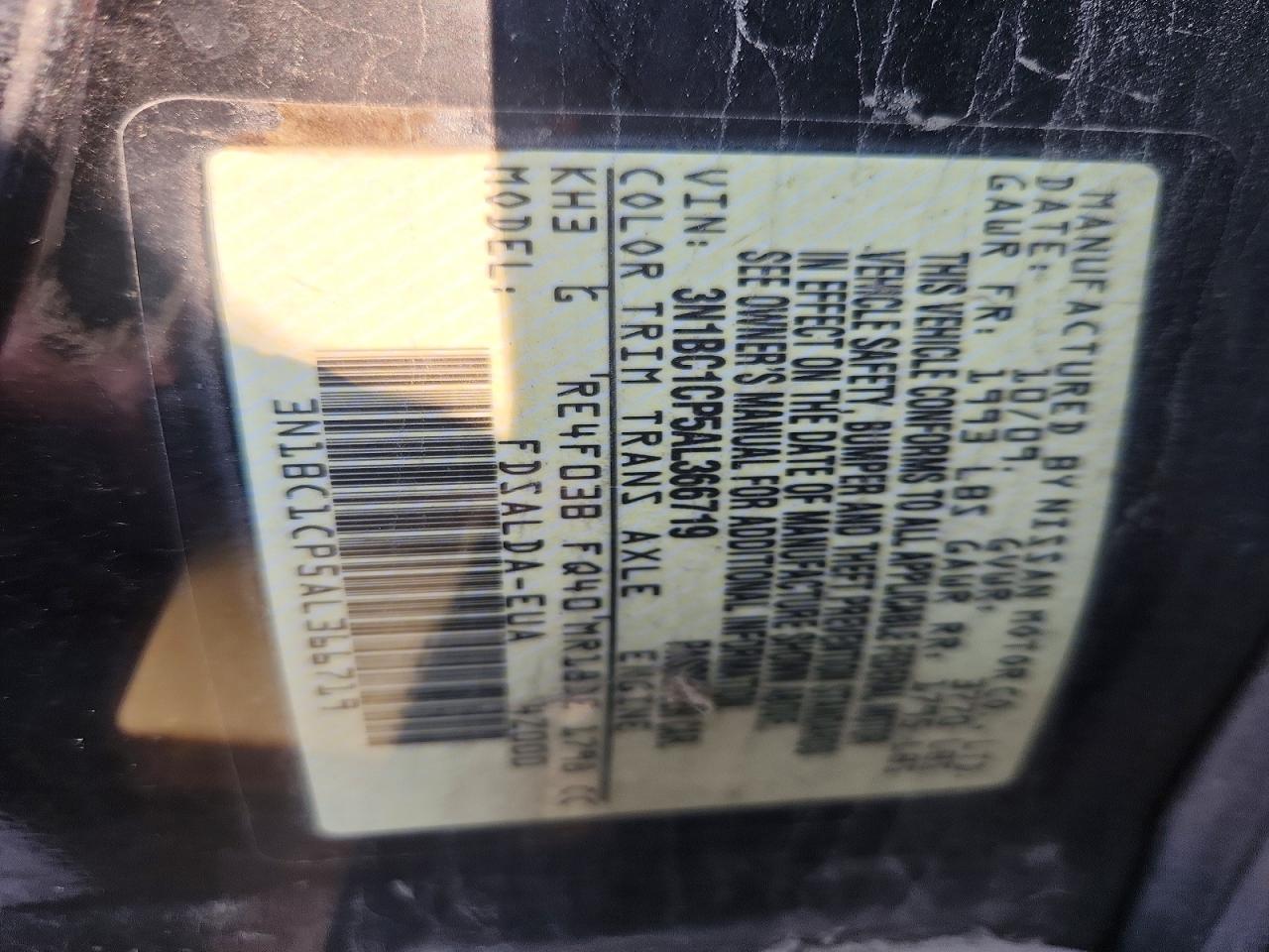 2010 Nissan Versa 1.8 S Black vin: 3N1BC1CP5AL366719