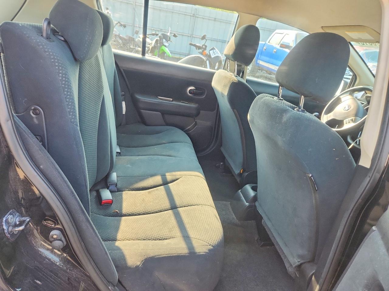 2010 Nissan Versa 1.8 S Black vin: 3N1BC1CP5AL366719