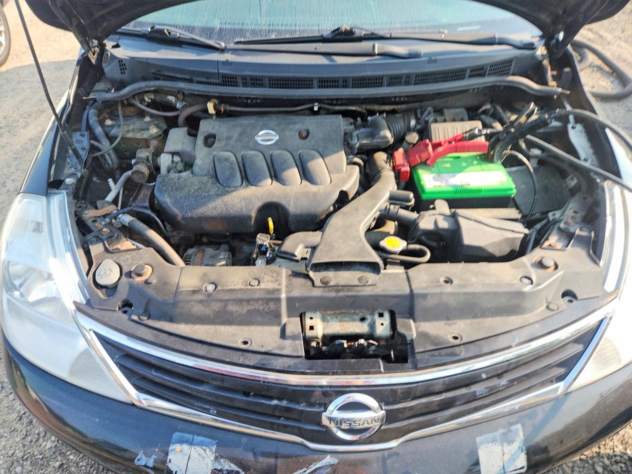 2010 Nissan Versa 1.8 S Black vin: 3N1BC1CP5AL366719