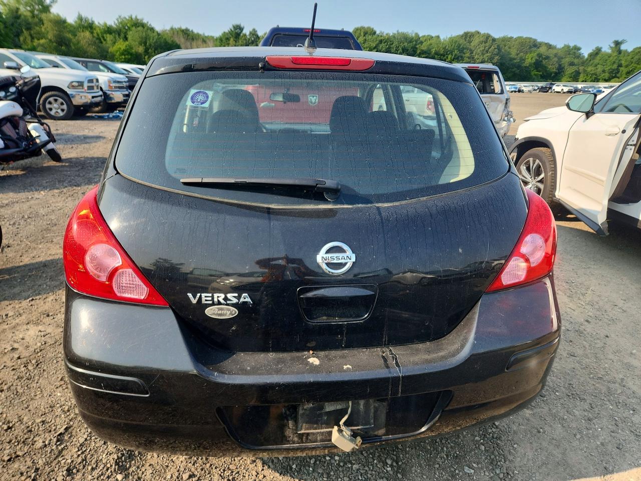 2010 Nissan Versa 1.8 S Black vin: 3N1BC1CP5AL366719
