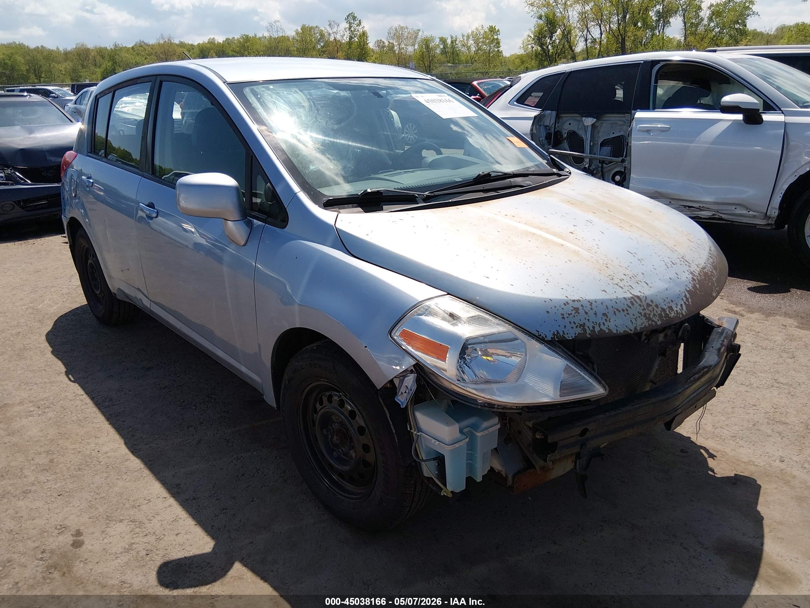 2010 Nissan Versa 1.8s Blue vin: 3N1BC1CP5AL415028