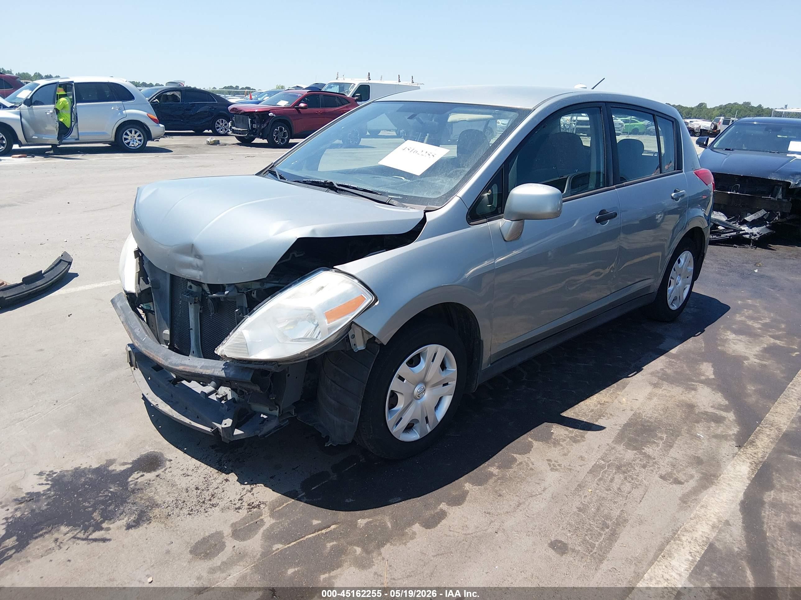 2010 Nissan Versa 1.8s Gray vin: 3N1BC1CP5AL432685