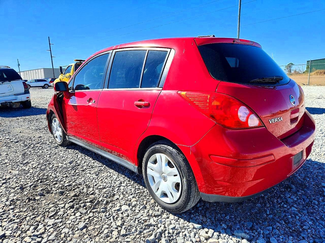 2010 Nissan Versa S Red vin: 3N1BC1CP5AL449972