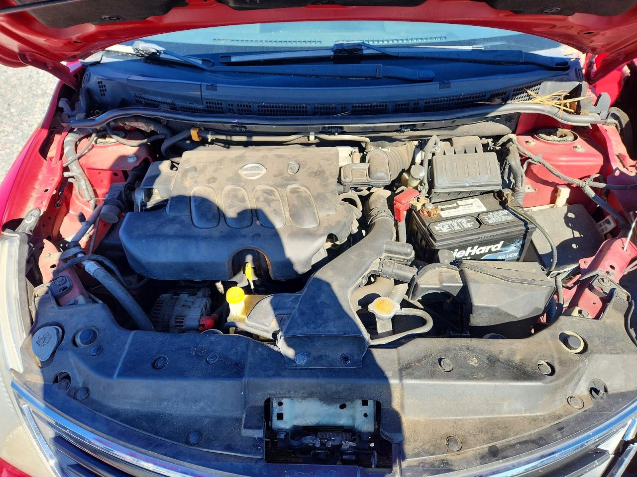 2010 Nissan Versa S Red vin: 3N1BC1CP5AL449972