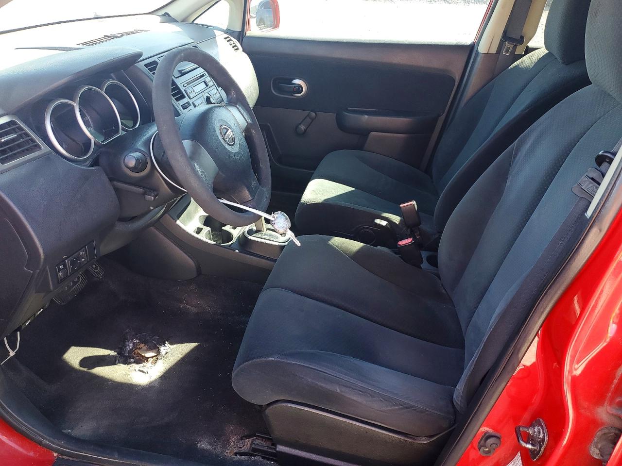 2010 Nissan Versa S Red vin: 3N1BC1CP5AL449972