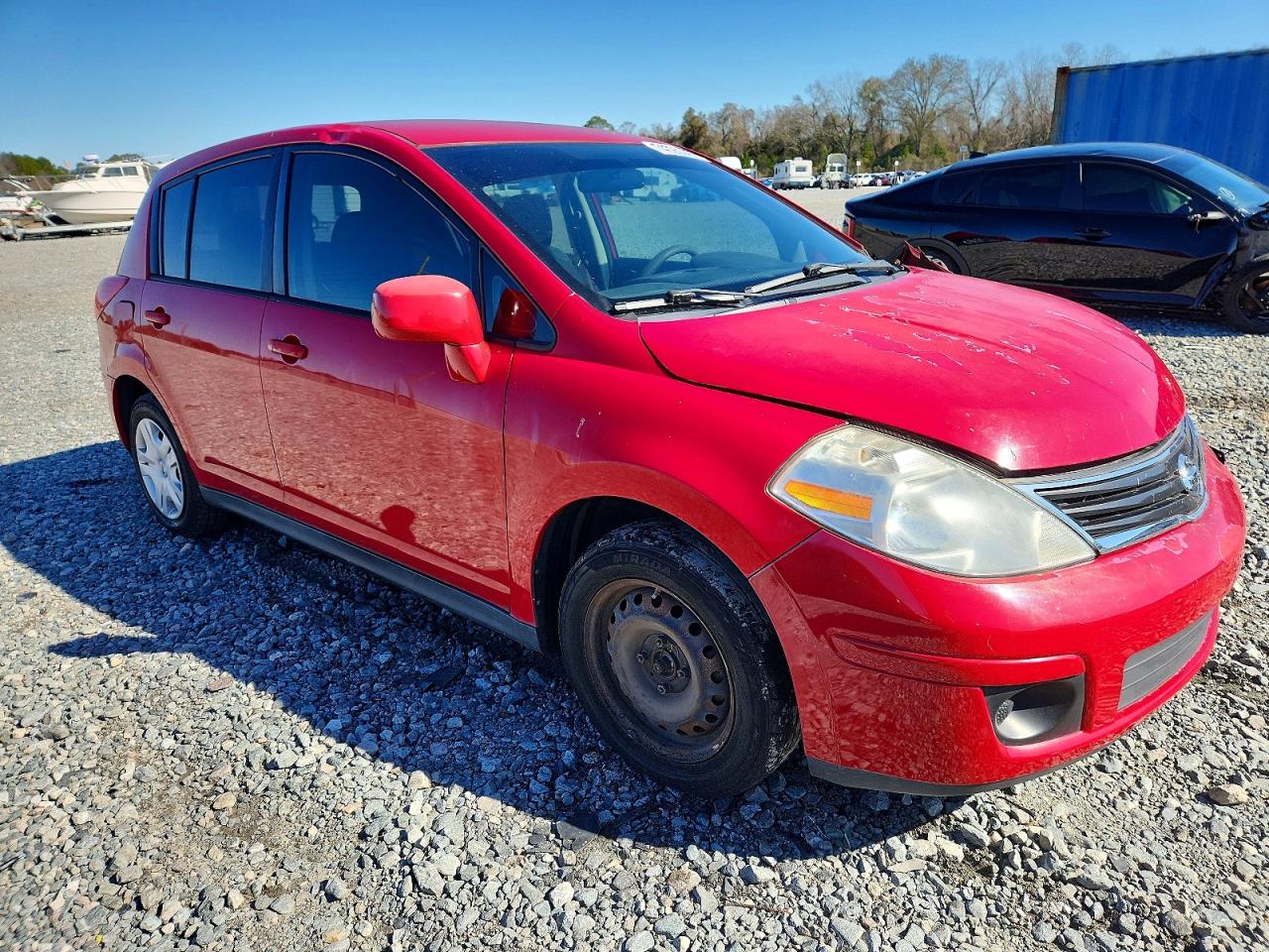 2010 Nissan Versa S Red vin: 3N1BC1CP5AL449972