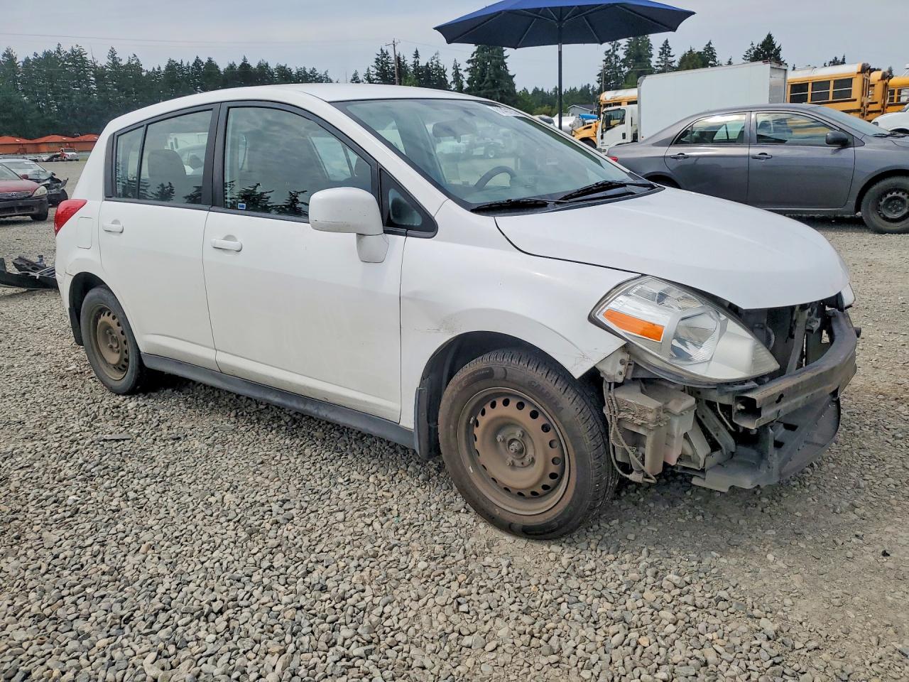 2011 Nissan Versa 1.8 S White vin: 3N1BC1CP5BL361957