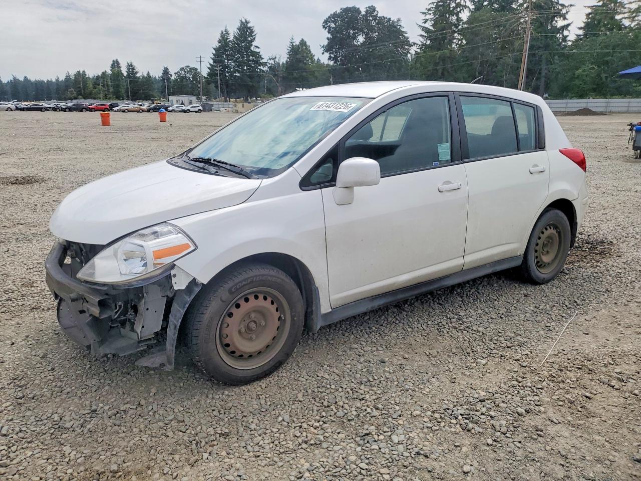 2011 Nissan Versa 1.8 S White vin: 3N1BC1CP5BL361957