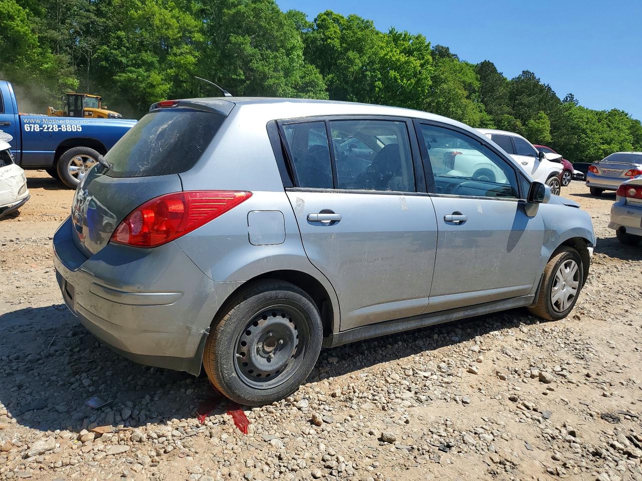 2011 Nissan Versa 1.8 S Gray vin: 3N1BC1CP5BL480057
