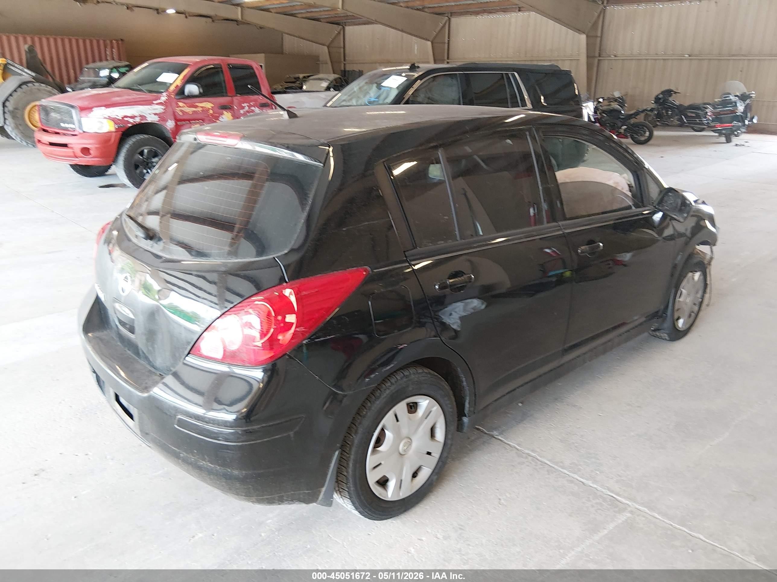 2011 Nissan Versa 1.8s Black vin: 3N1BC1CP5BL491706