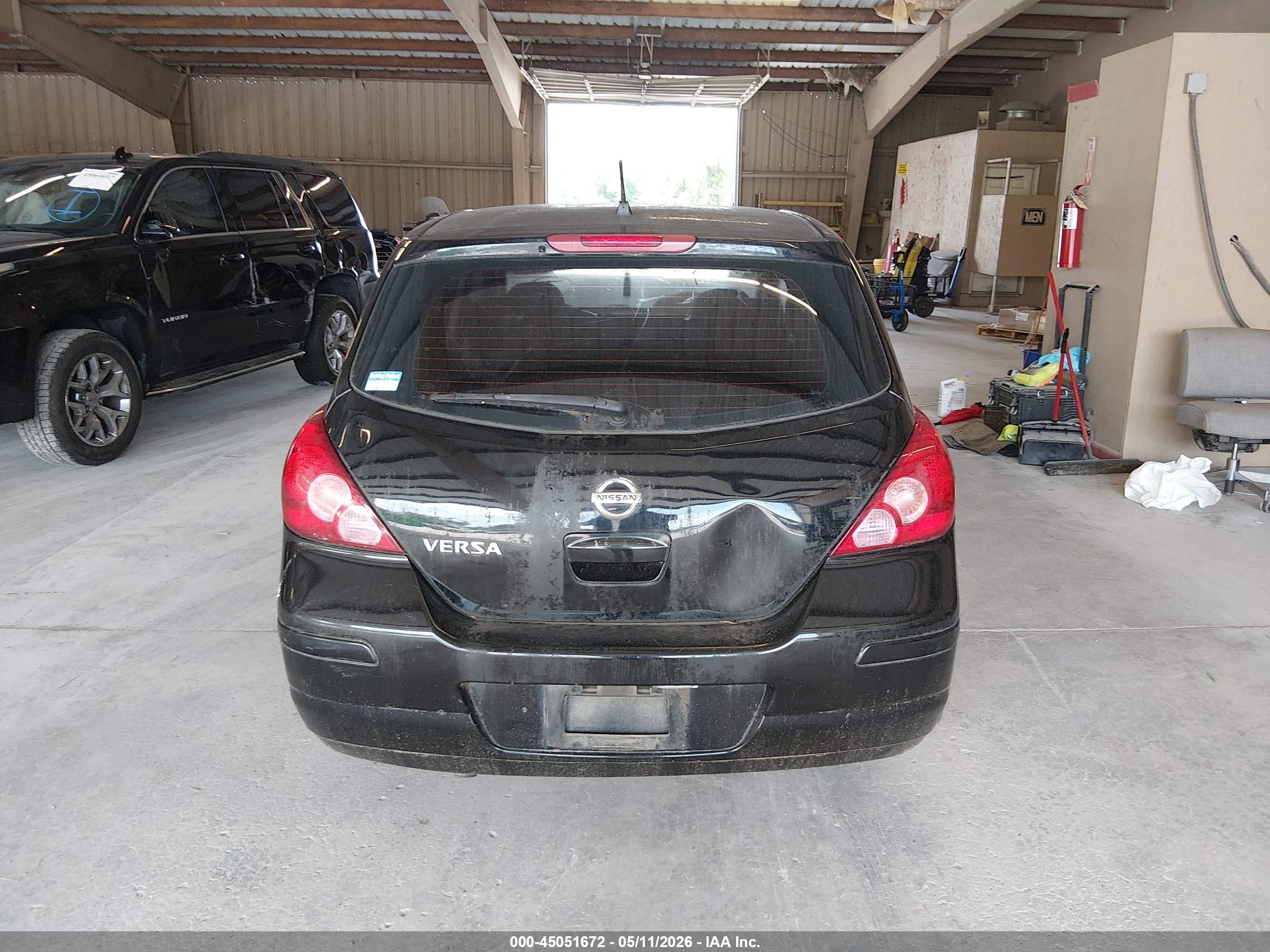 2011 Nissan Versa 1.8s Black vin: 3N1BC1CP5BL491706