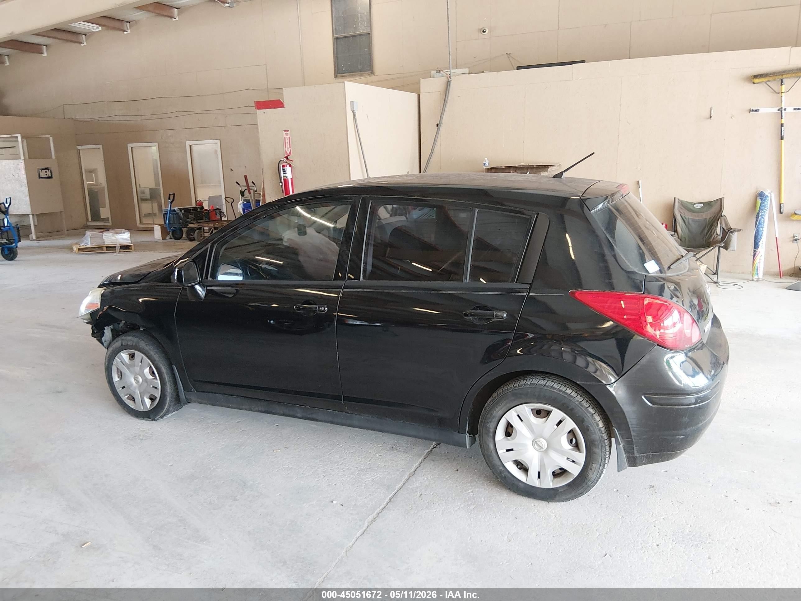 2011 Nissan Versa 1.8s Black vin: 3N1BC1CP5BL491706
