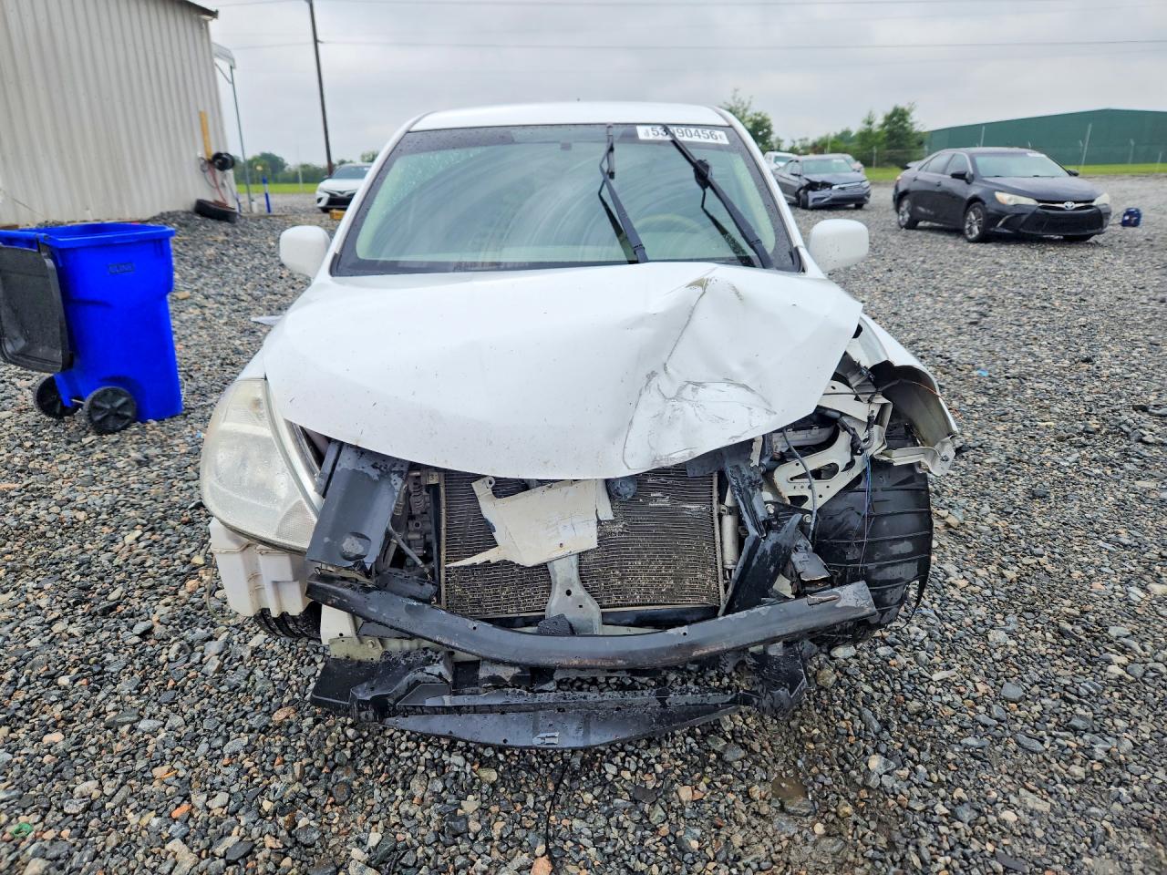 2011 Nissan Versa 1.8 S White vin: 3N1BC1CP5BL497120