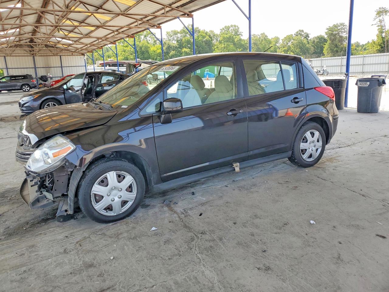 2011 Nissan Versa 1.8 S Black vin: 3N1BC1CP5BL507175