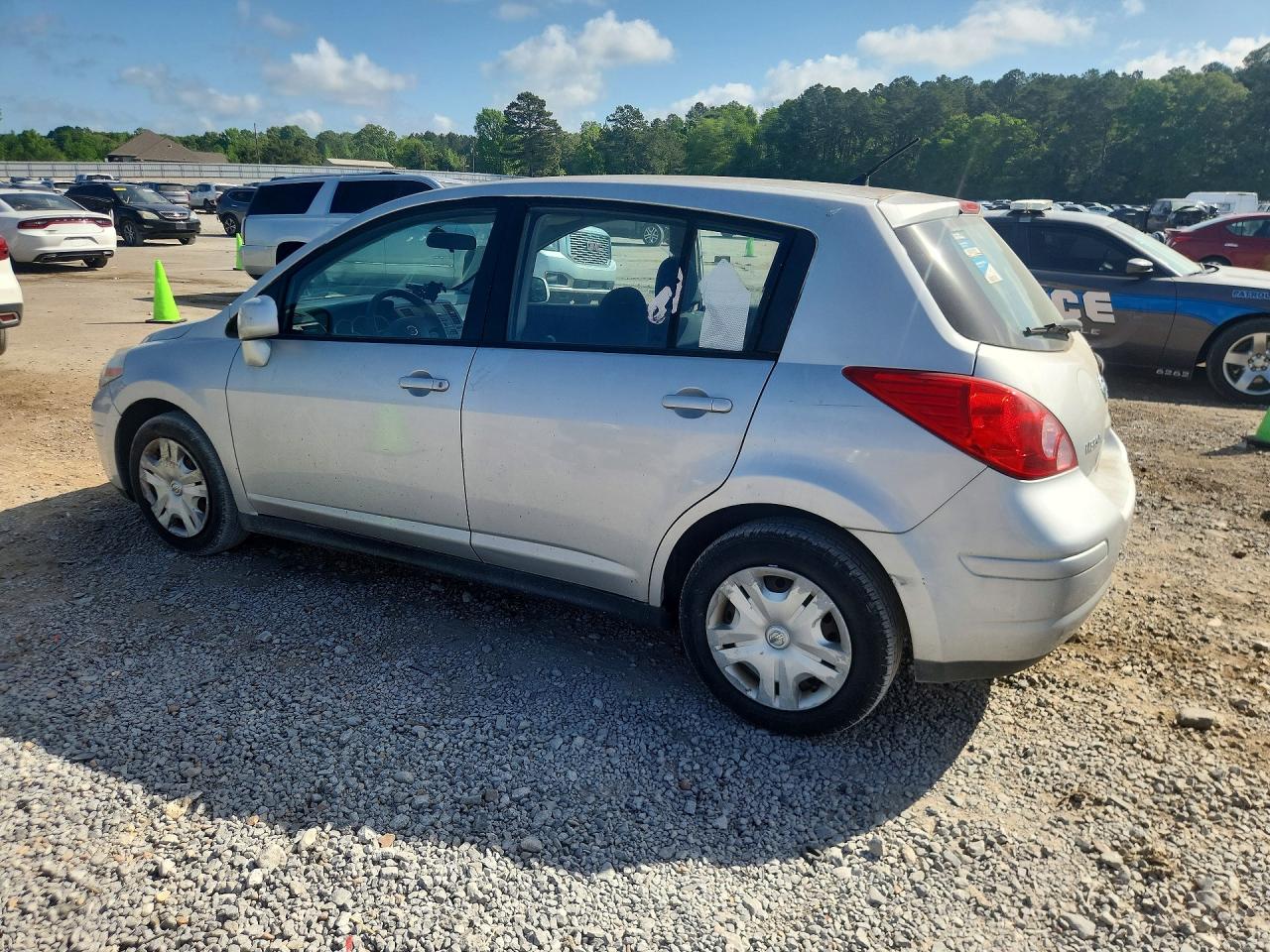 2012 Nissan Versa 1.8 S Silver vin: 3N1BC1CP5CK200614