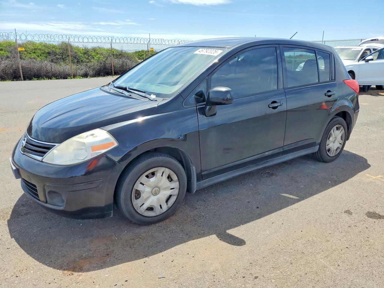 2012 Nissan Versa 1.8 S Black vin: 3N1BC1CP5CK206414
