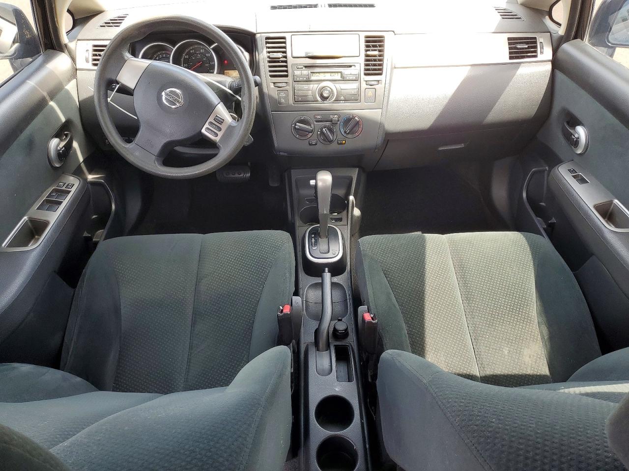 2012 Nissan Versa 1.8 S Black vin: 3N1BC1CP5CK206414