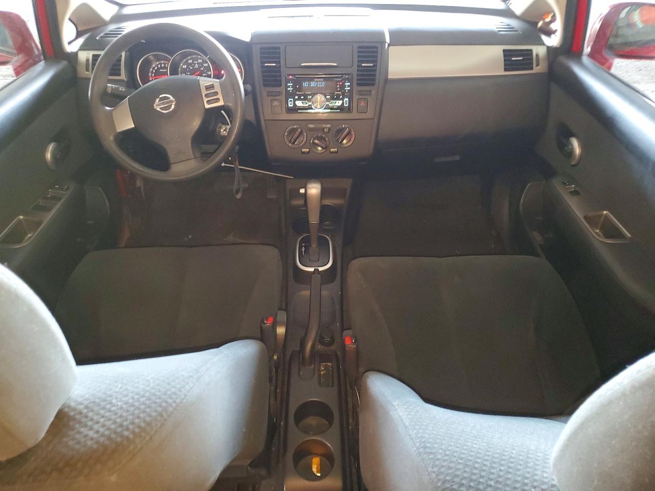 2012 Nissan Versa 1.8 S Red vin: 3N1BC1CP5CK213833