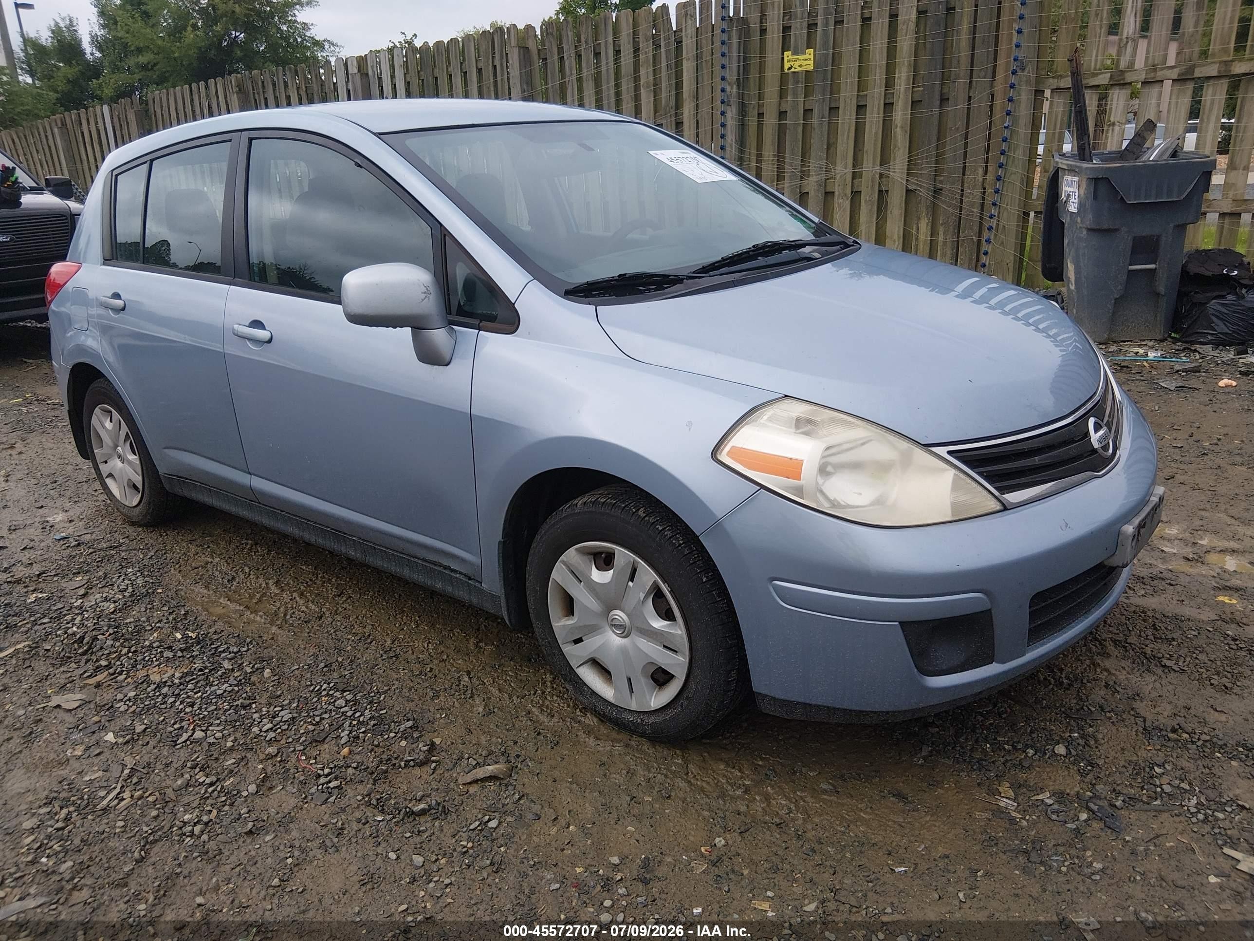 2012 Nissan Versa 1.8 S Blue vin: 3N1BC1CP5CK229739