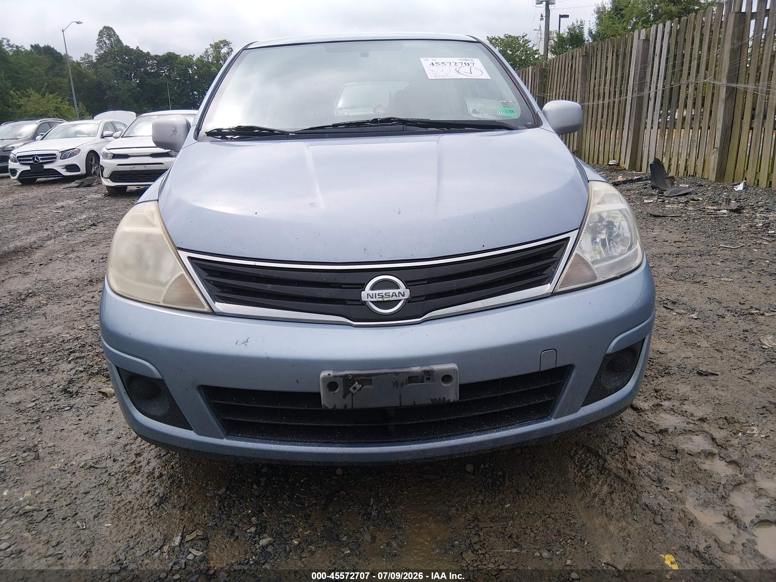2012 Nissan Versa 1.8 S Blue vin: 3N1BC1CP5CK229739