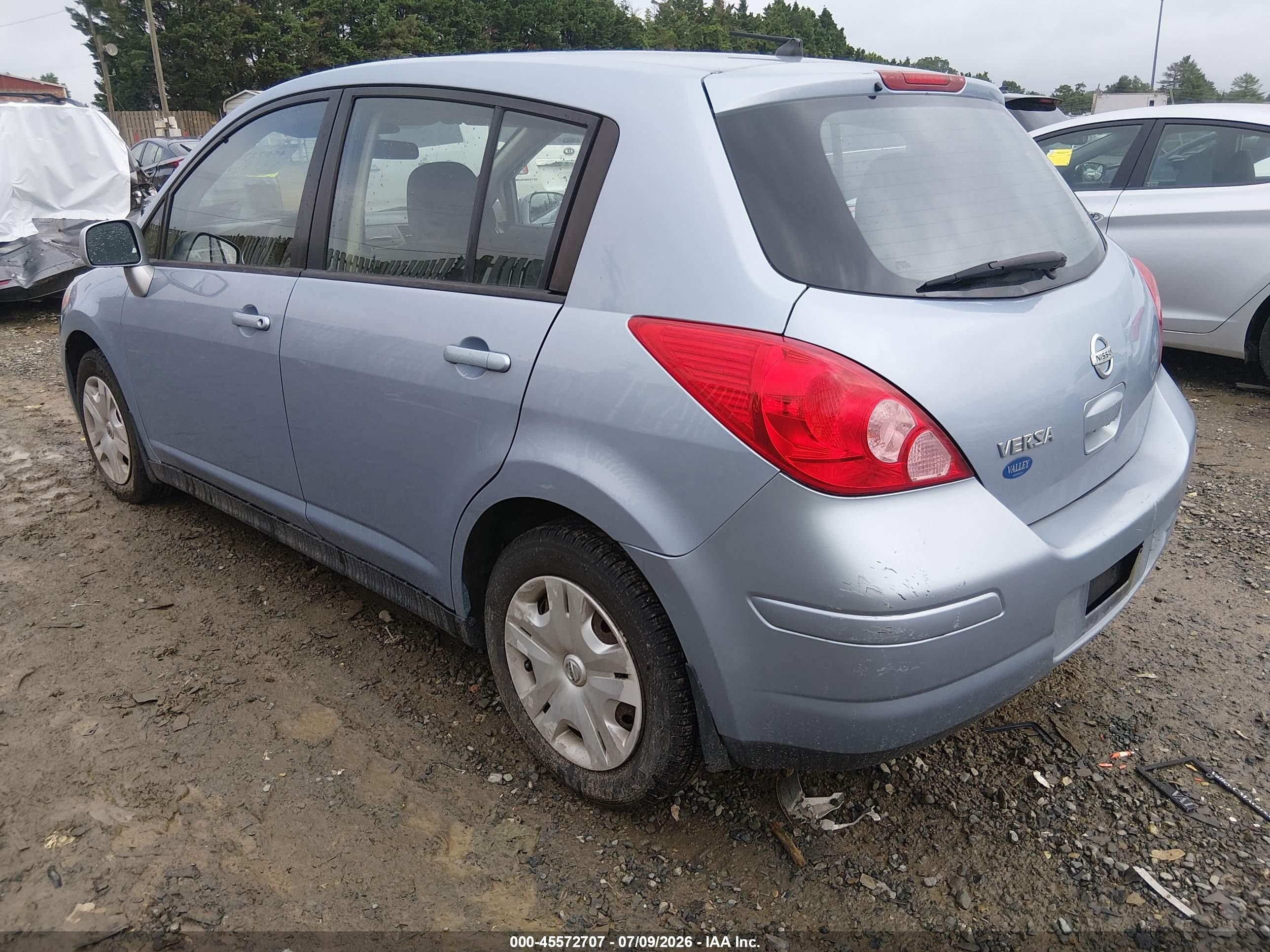 2012 Nissan Versa 1.8 S Blue vin: 3N1BC1CP5CK229739