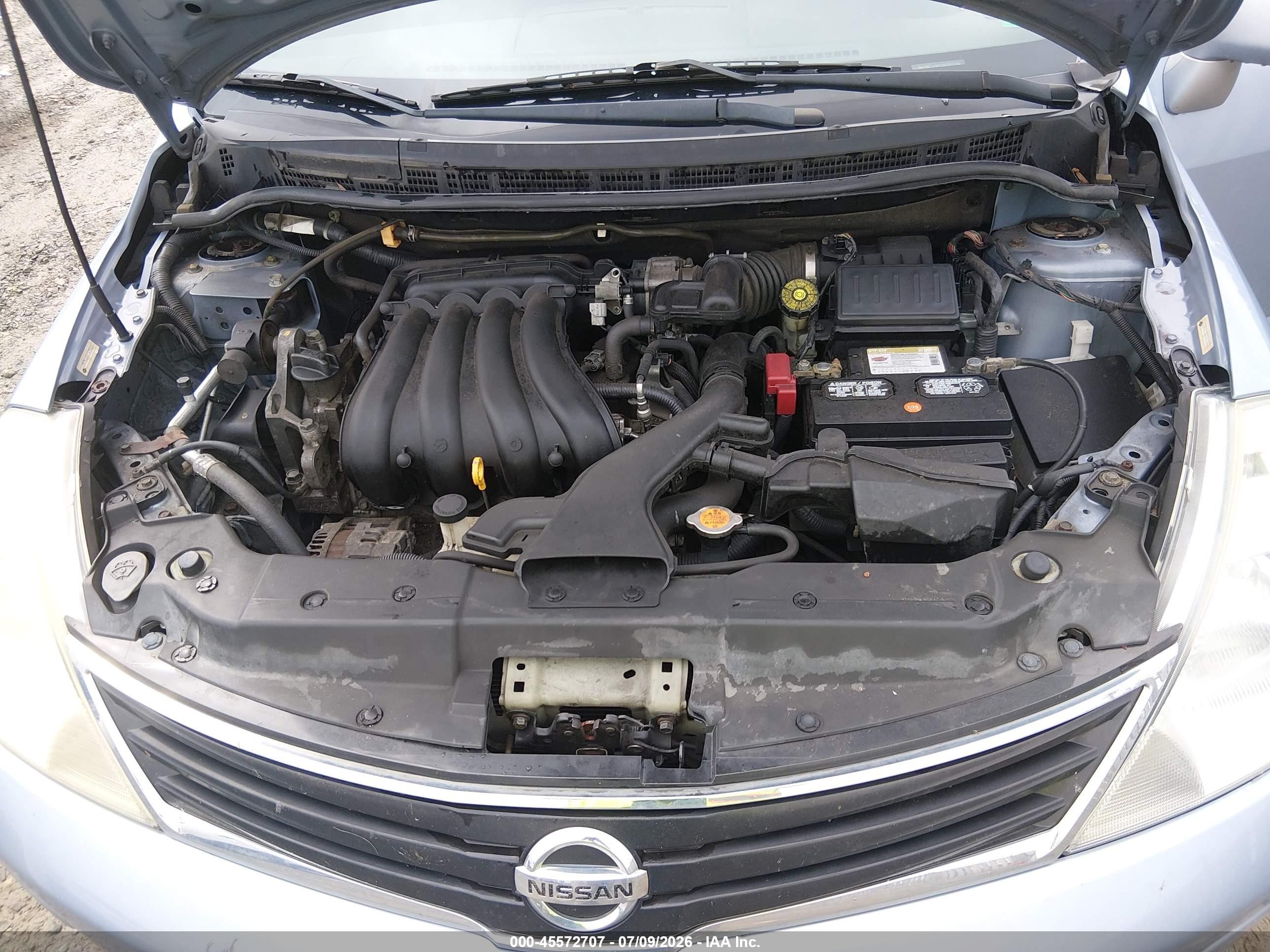 2012 Nissan Versa 1.8 S Blue vin: 3N1BC1CP5CK229739