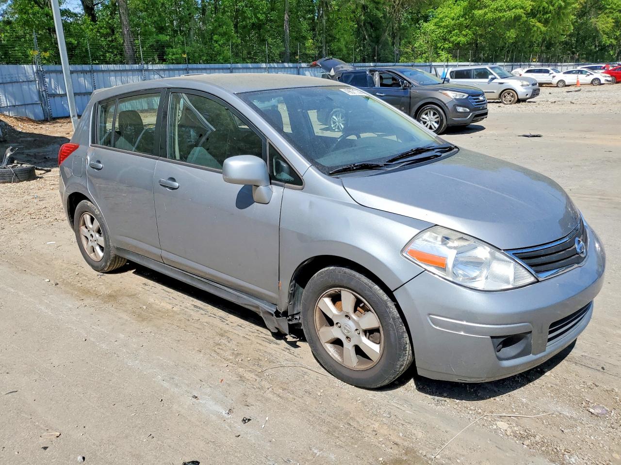 2012 Nissan Versa 1.8 S Gray vin: 3N1BC1CP5CK235007
