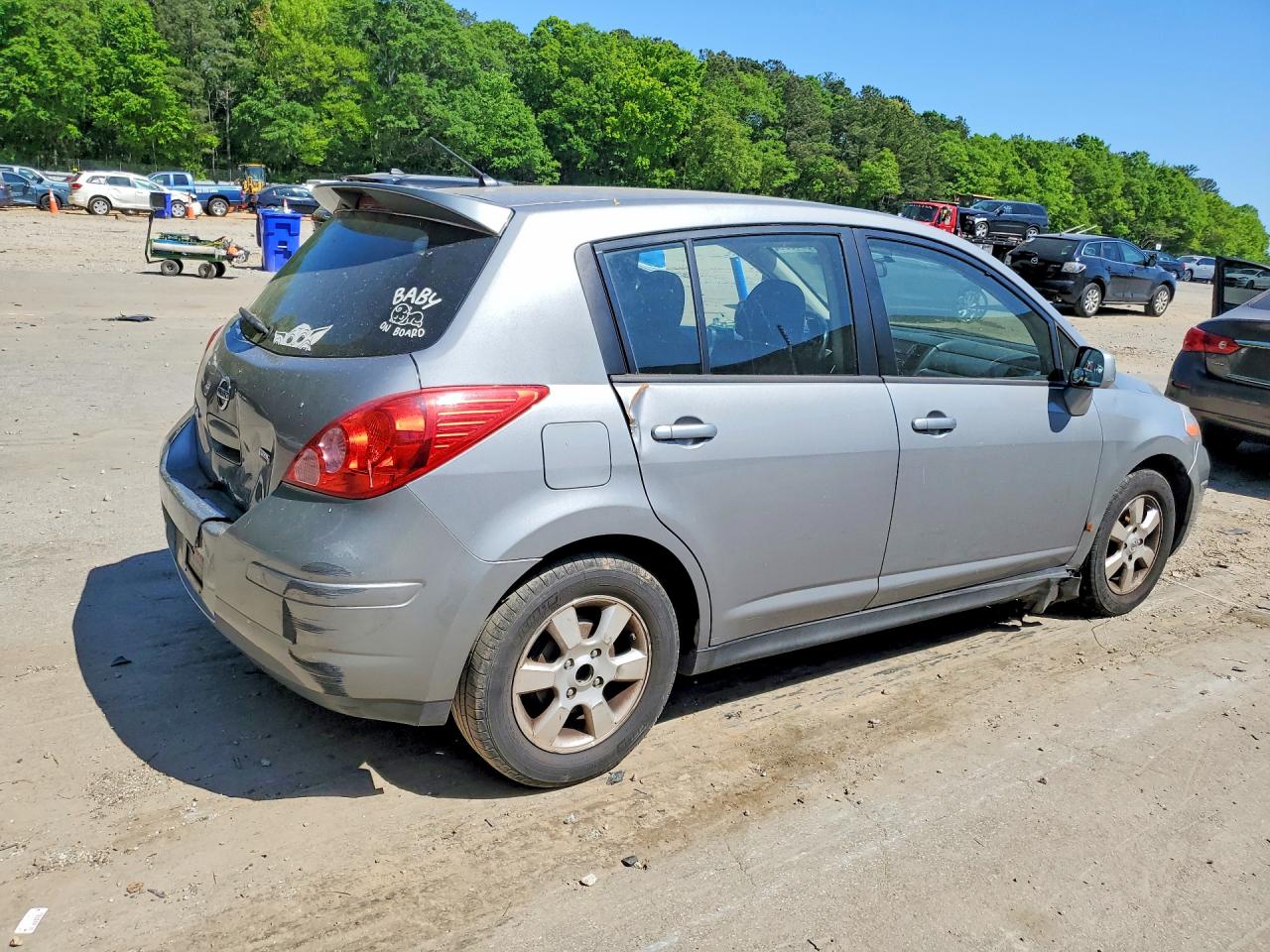 2012 Nissan Versa 1.8 S Gray vin: 3N1BC1CP5CK235007