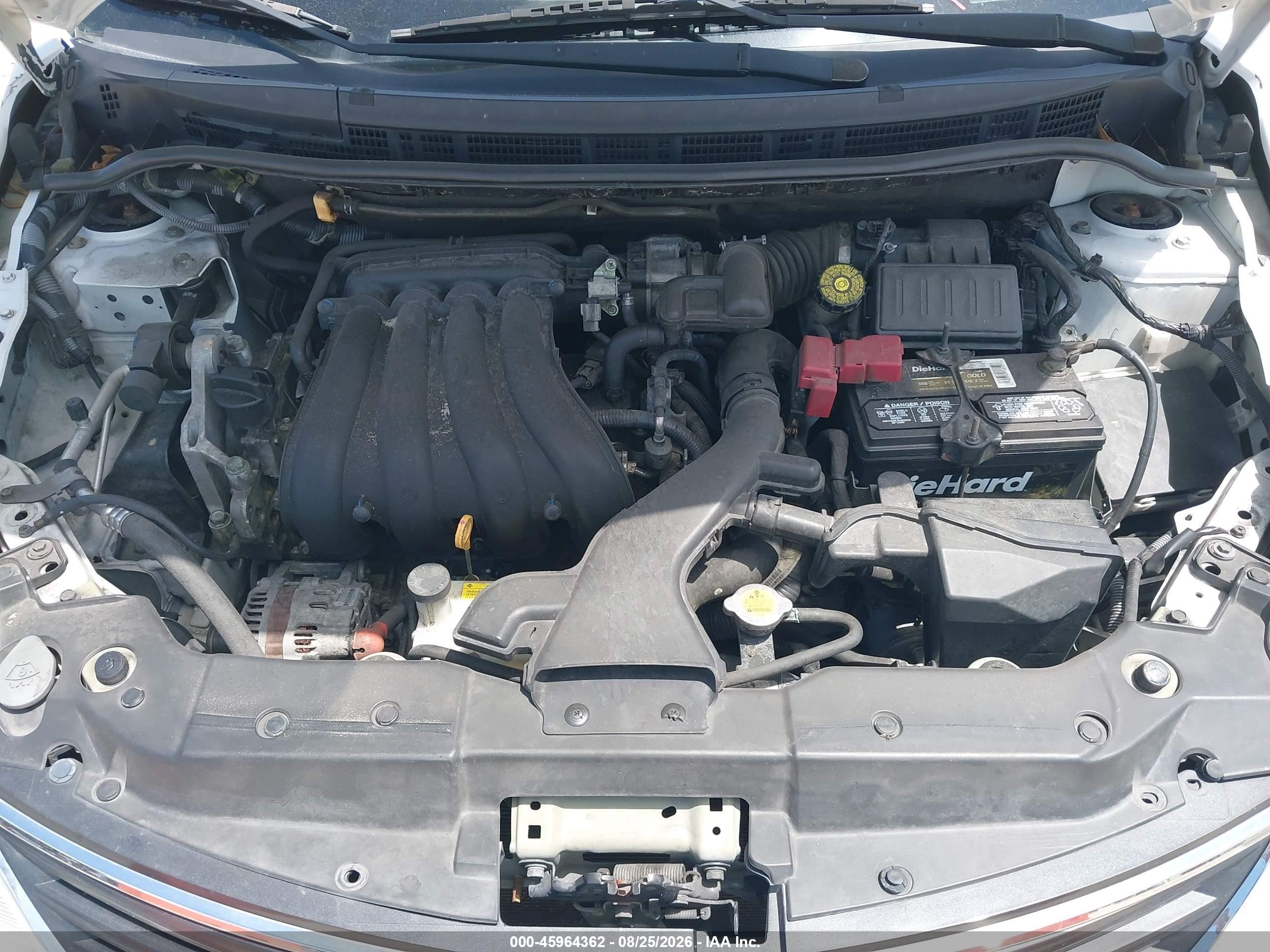2012 Nissan Versa 1.8 Sl Белый vin: 3N1BC1CP5CK241552