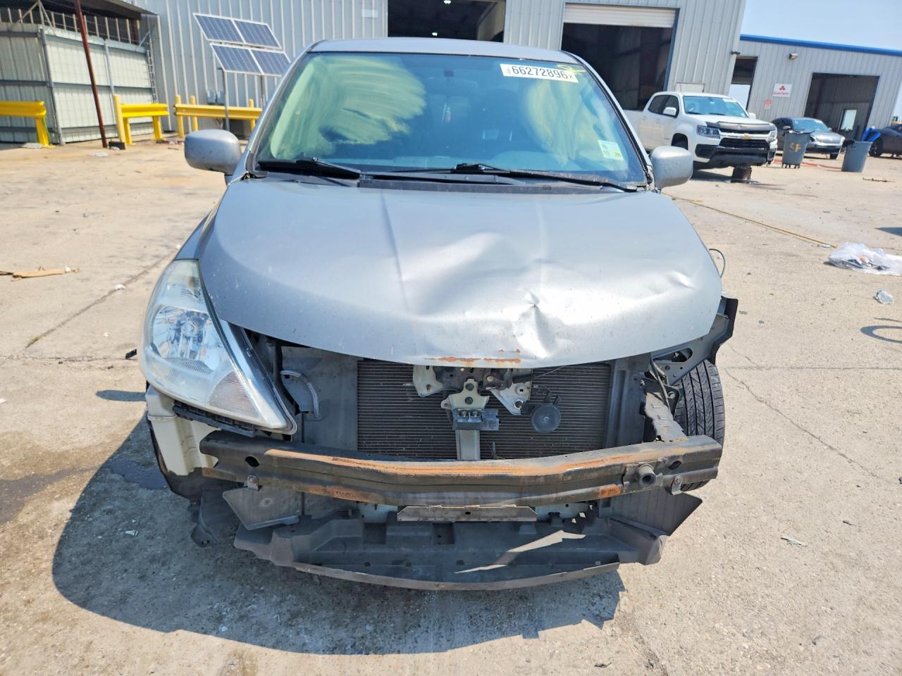 2012 Nissan Versa 1.8 S Gray vin: 3N1BC1CP5CK273837
